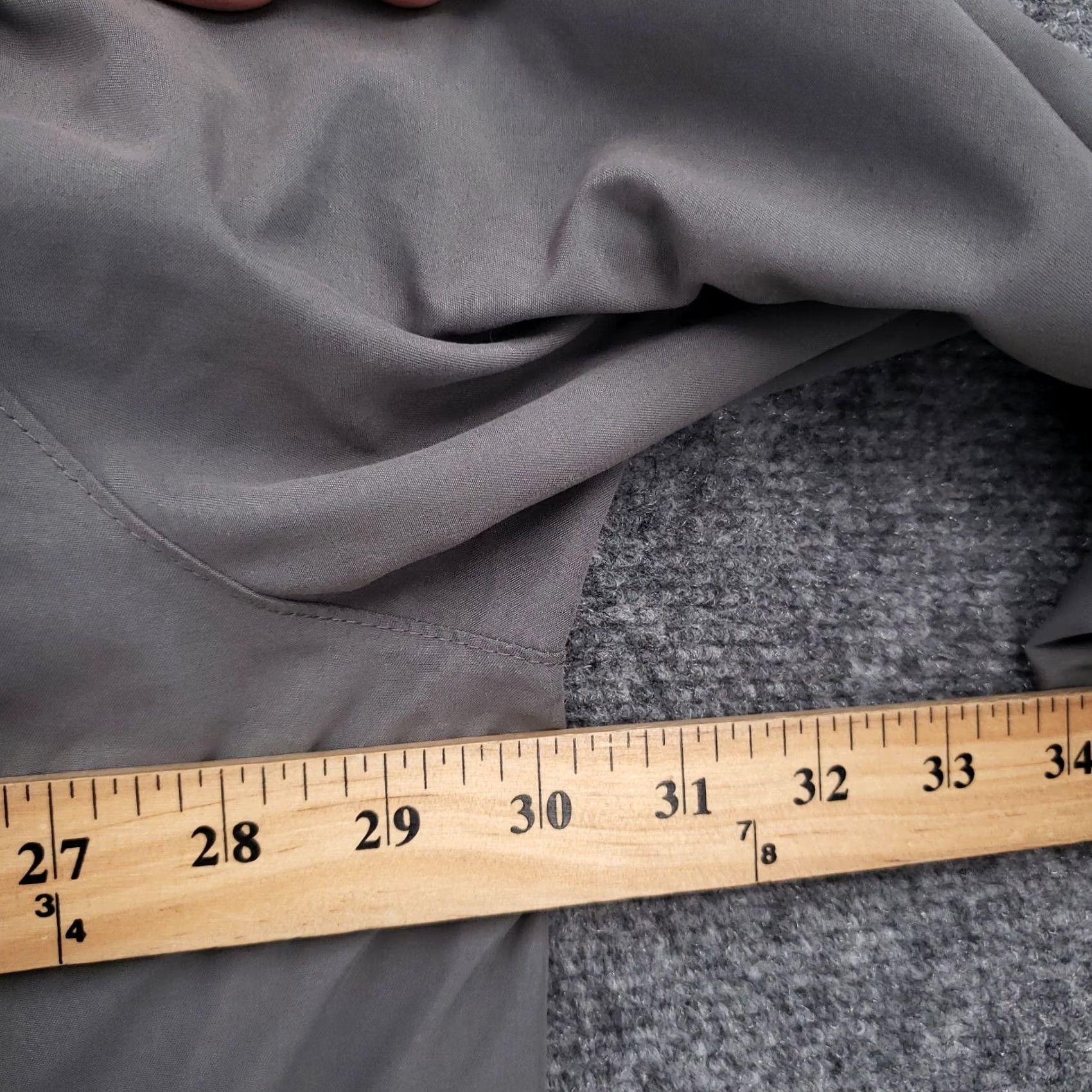 Lands' End Lands End Shirt Mens 2XL Gray Big Quarter Zip Okeo Tex Windshirt Mock Neck Size US XXL / EU 58 / 5 - 5 Thumbnail