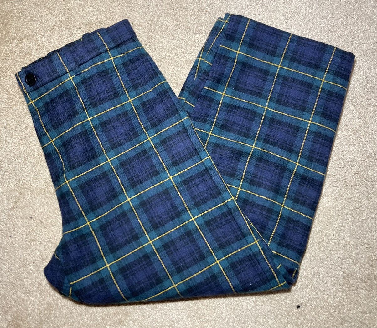 Balenciaga FW19 Balenciaga Cropped Flannel Pants Tartan Plaid 2019 44 Size US 28 / EU 44 - 1 Thumbnail