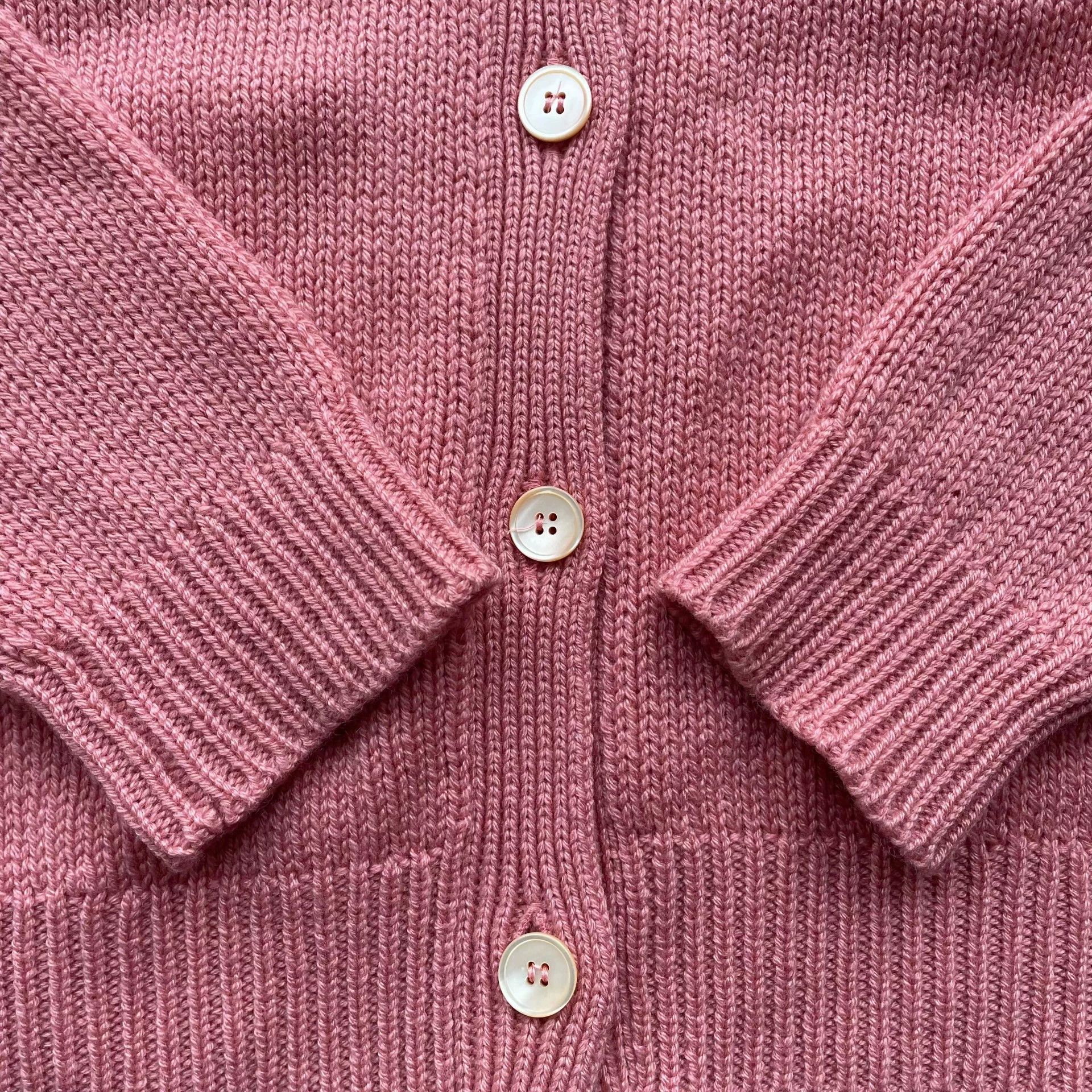 Miu Miu MIU MIU beaded collar knit cashmere pink cardigan 38 Size XS / US 0-2 / IT 36-38 - 4 Thumbnail
