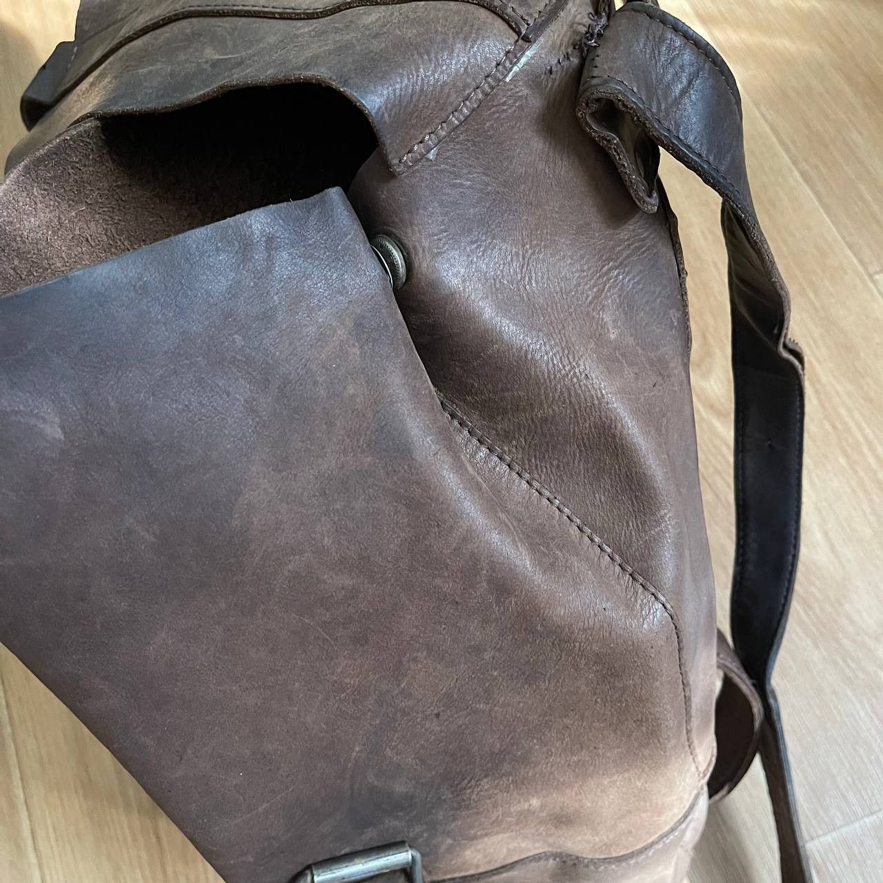Japanese Brand Leather Backpack Size ONE SIZE - 21 Thumbnail