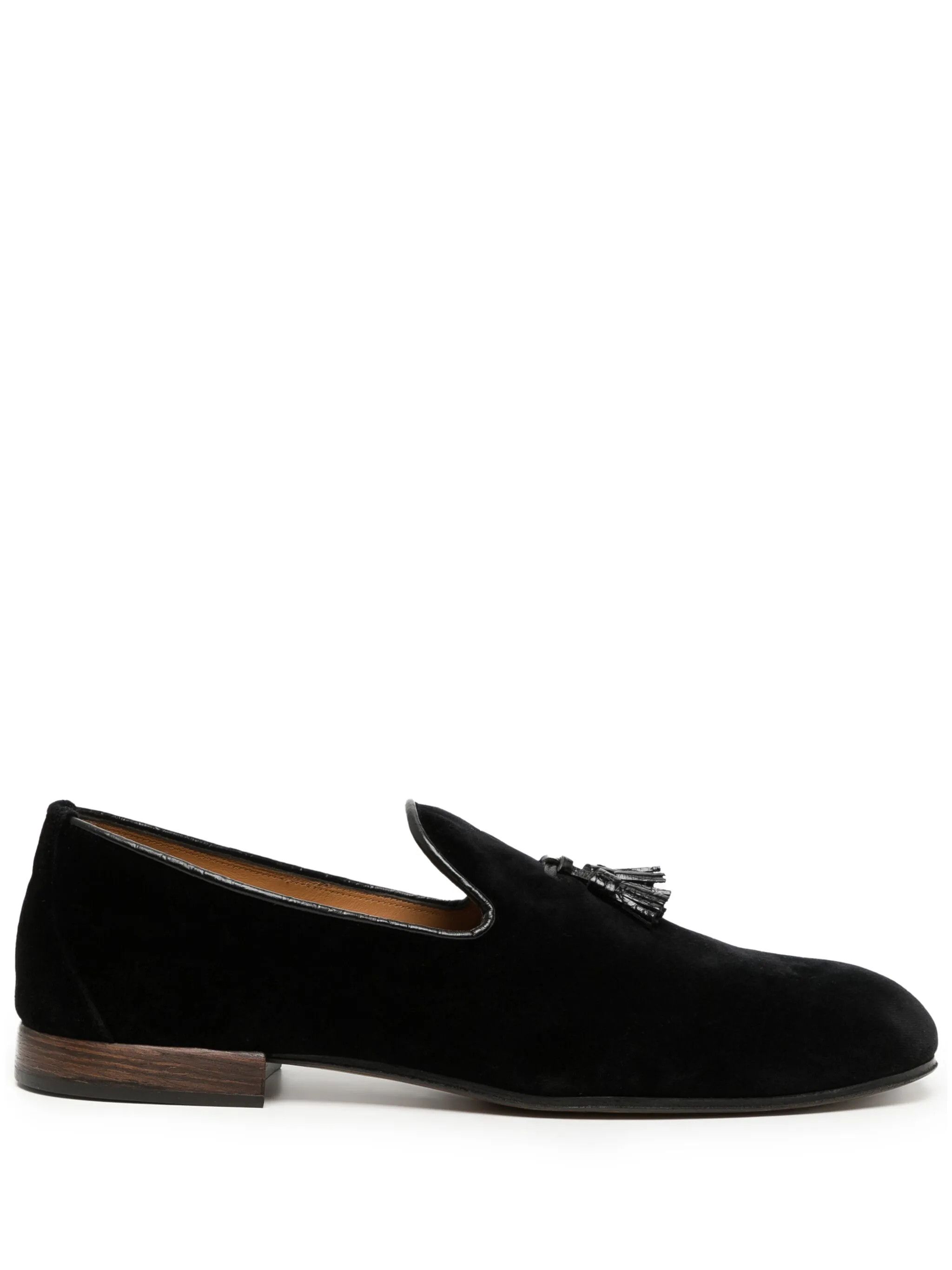 Tom Ford os11x0225 Velvet Moccasins in Black Size US 8.5 / EU 41-42 - 1 Thumbnail
