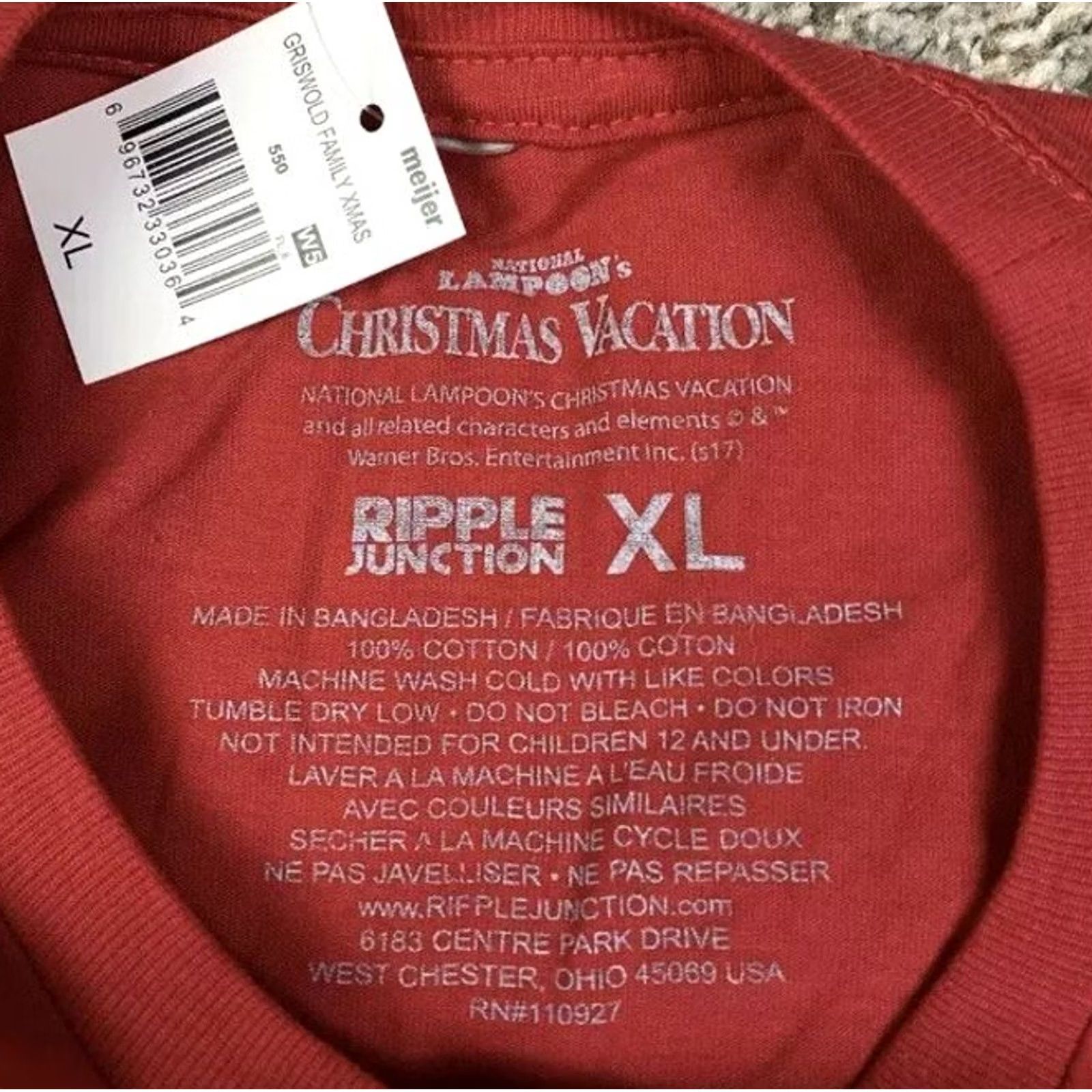 Ripple Junction NWT Griswold Family Christmas Tee Shirt Size XL National Lampoon'S Vacation Size US XL / EU 56 / 4 - 2 Thumbnail