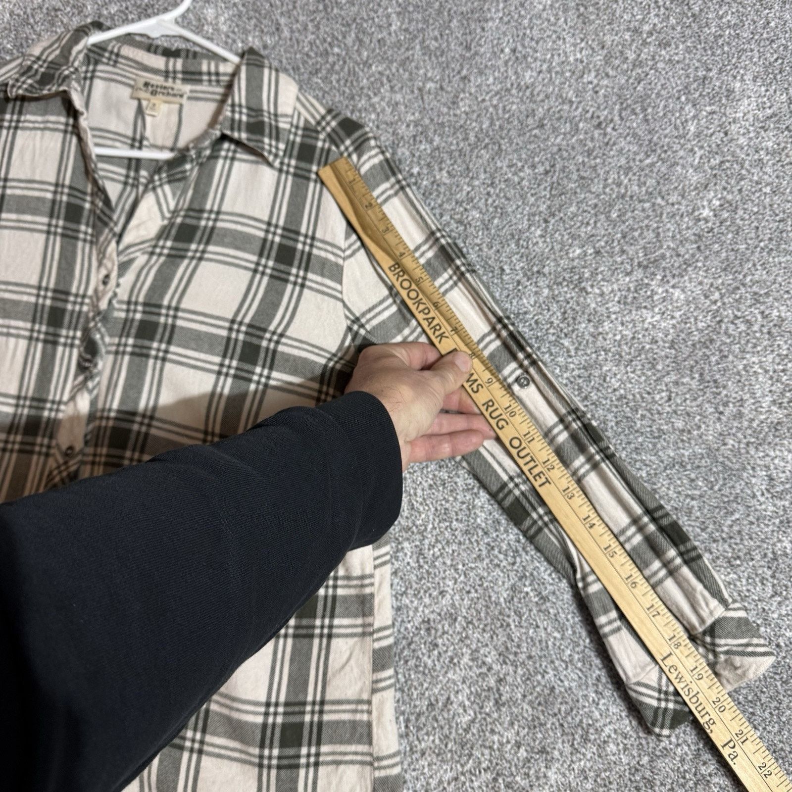 Other Hester & Orchard Shirt Women S Plaid Frayed Hem Y2K Inspired Size S / US 4 / IT 40 - 4 Thumbnail