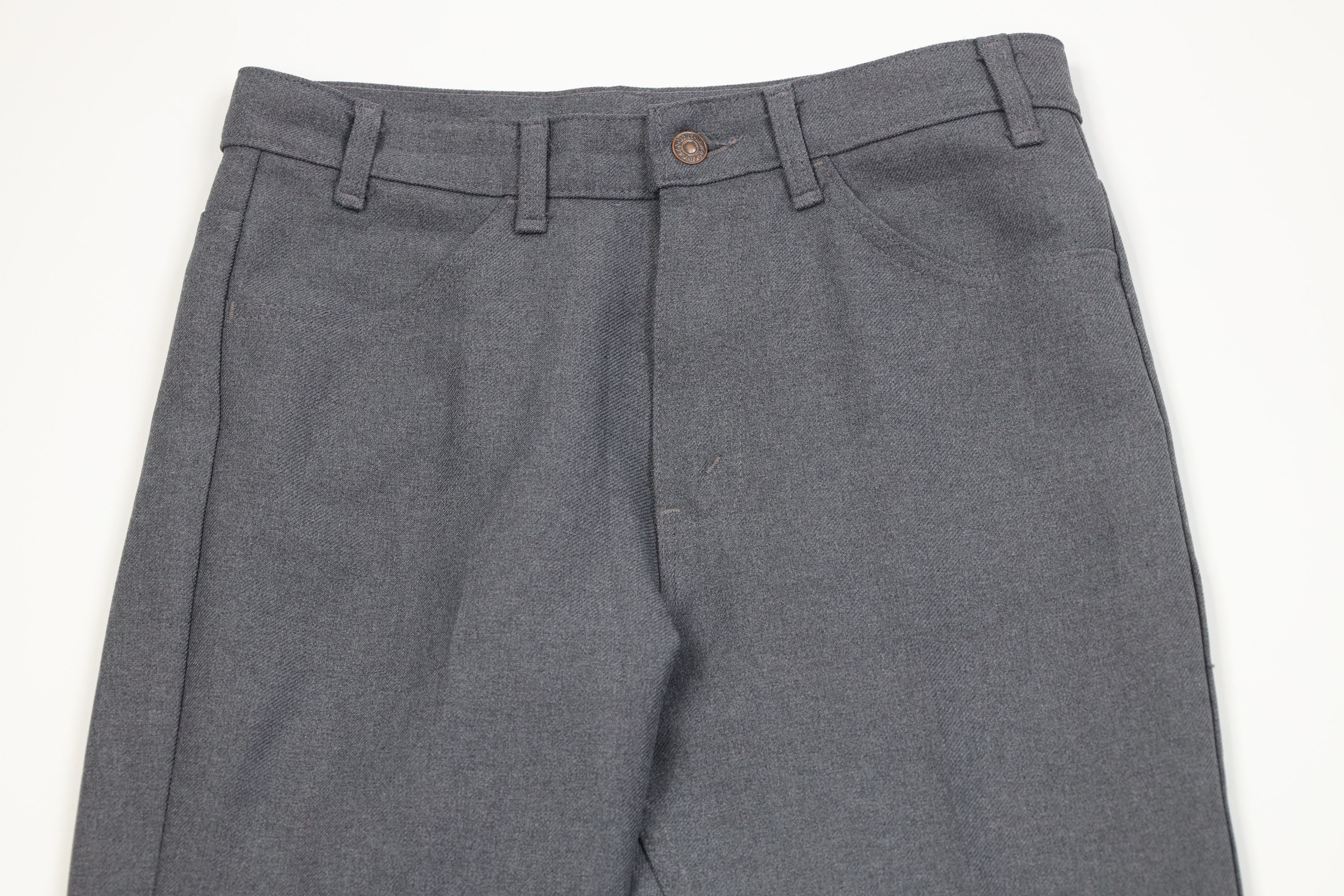 Levi's Vintage 90s Levis Wide Leg Chino Pants Trousers Gray USA Size US 32 / EU 48 - 2 Thumbnail