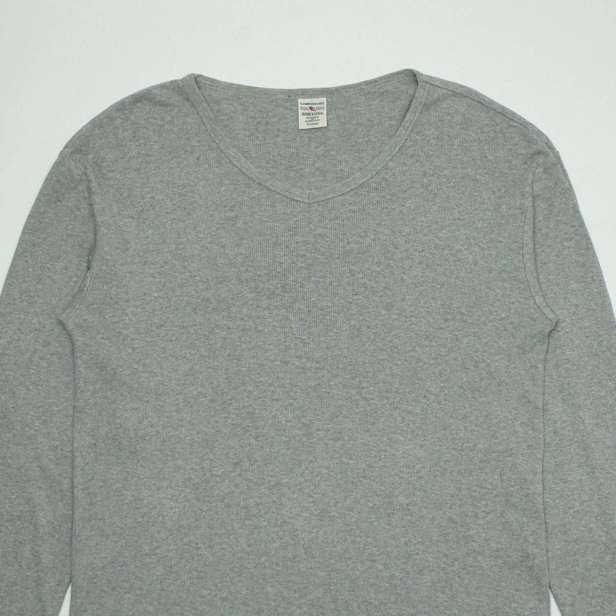Avirex *NoTariff Avirex V Neck Body Fit Long Sleeve Size US XL / EU 56 / 4 - 5 Thumbnail