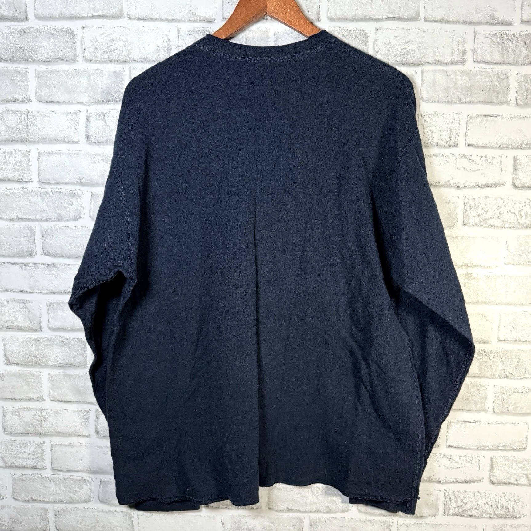 Vintage L.L.Bean Dark Blue Wool Blend Long Sleeve Shirt Mens XL Button-Up Size US XL / EU 56 / 4 - 5 Thumbnail