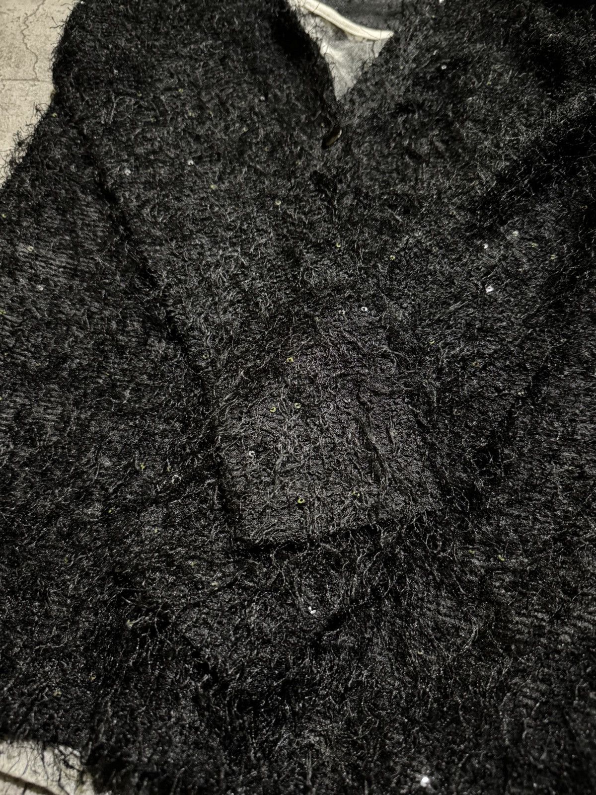 Hysteric Glamour Y2k Elsa Girl Black Fuzzy Inner Tank tops Cardigan Size M / US 6-8 / IT 42-44 - 4 Thumbnail