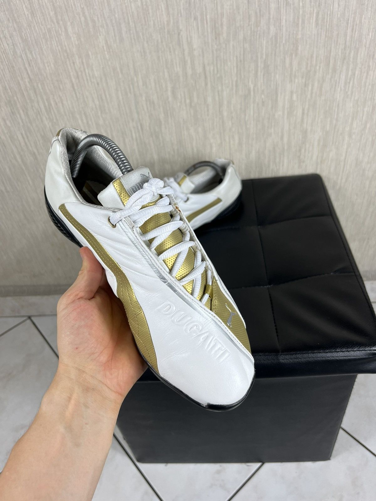 Mercedes-Benz × Puma Vintage Puma x Ducati speed cat y2k gold racing shoes retro Size US 8.5 / EU 41-42 - 17 Thumbnail
