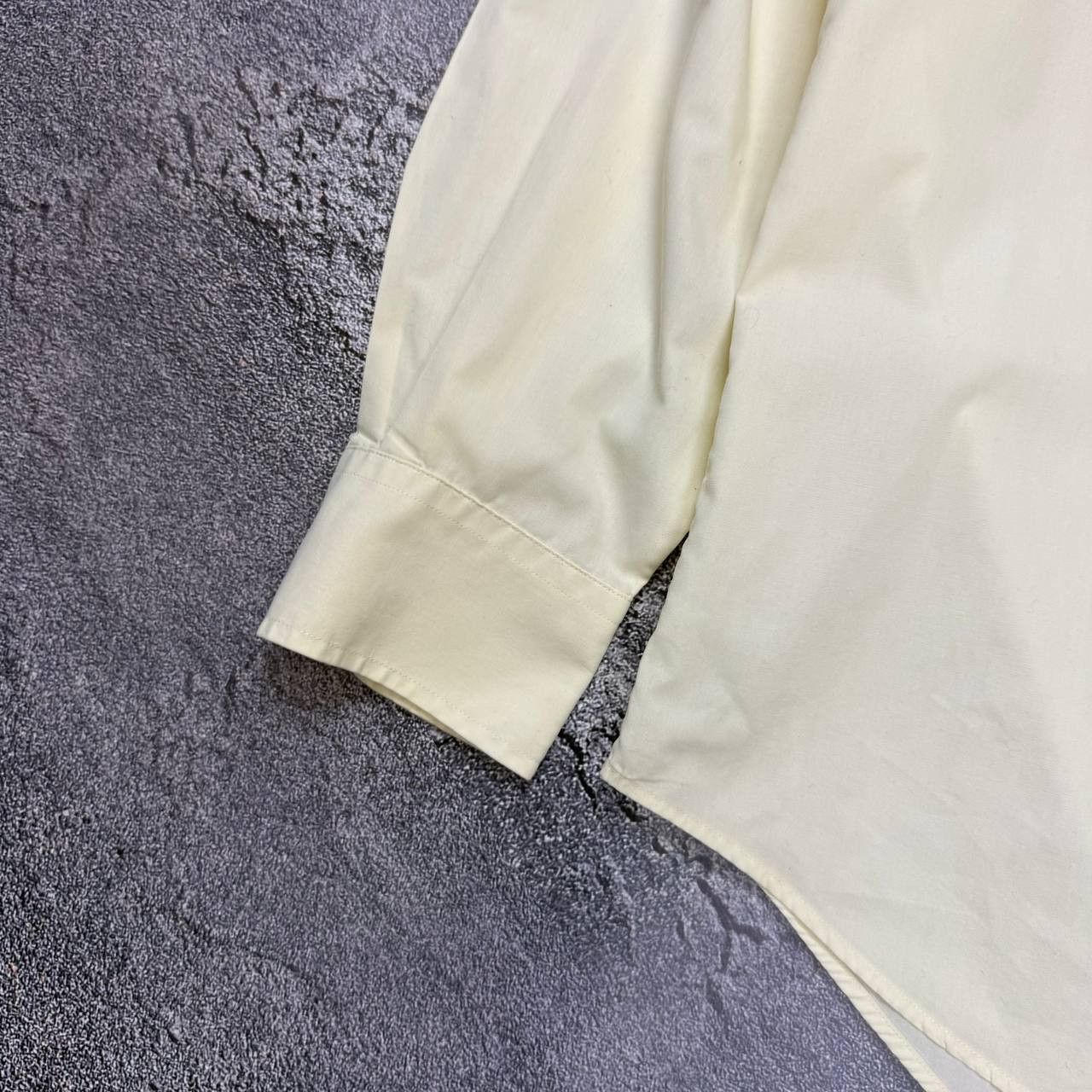 Saint Laurent Paris Corduroy YSL Shirt Yellow Velvet Size US XL / EU 56 / 4 - 7 Thumbnail