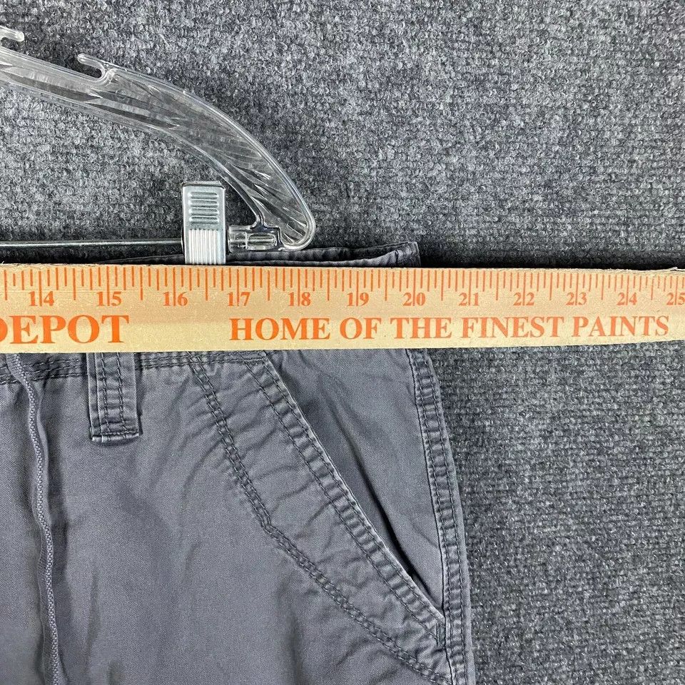 Union LA Union Cargo Shorts Men's 40 Regular Fit Gray 100% Cotton Size US 40 / EU 56 - 3 Thumbnail