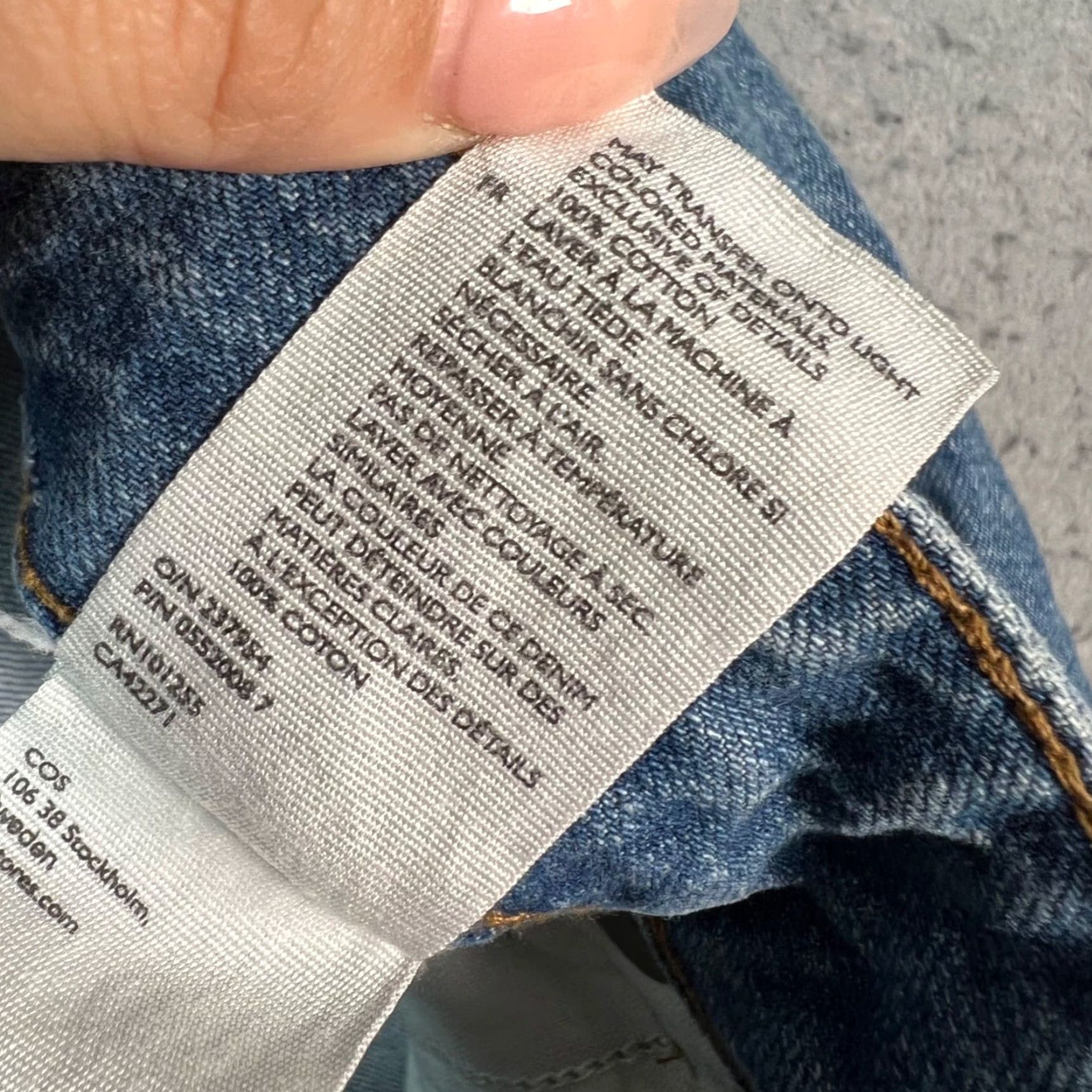 Cos COS Jeans Women Cropped Denim Mid Rise Tapered Blue 30 Inseam 29 5-Pocket Regular Size 30 Womens Mens? Size 30" / US 8 / IT 44 - 4 Thumbnail