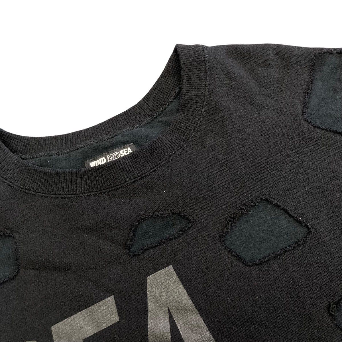 Yohji Yamamoto Yohji Yamamoto WIND AND SEA 22SSDamage Cutting Sweat Shirt Size US XXL / EU 58 / 5 - 3 Thumbnail