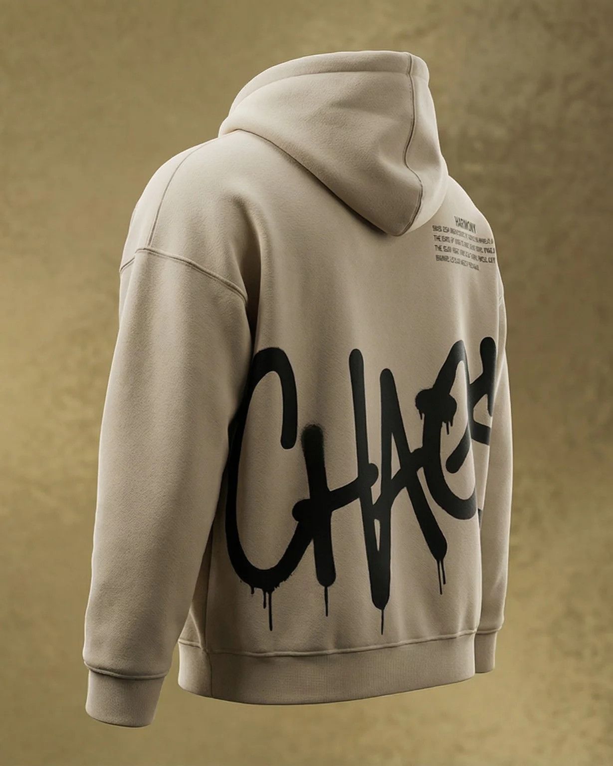 Other Badbee Cream Chaos Beige Hoodie | Streetwear Size US M / EU 48-50 / 2 - 3 Thumbnail