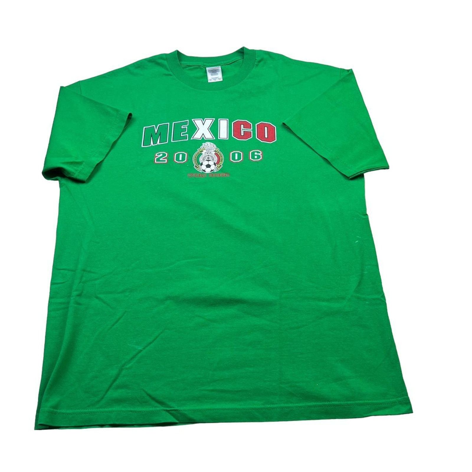 Vintage 2006 Mexico World Cup T Shirt Size US XL / EU 56 / 4 - 2 Thumbnail