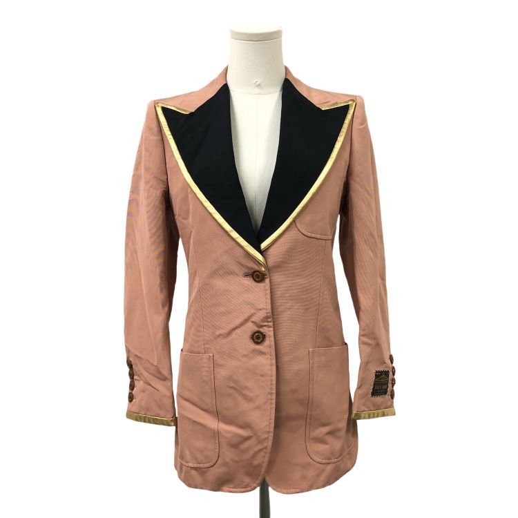 Gucci Gucci Soave Amore Contrast Trim Blazer Size 40 Size S / US 4 / IT 40 - 1 Thumbnail