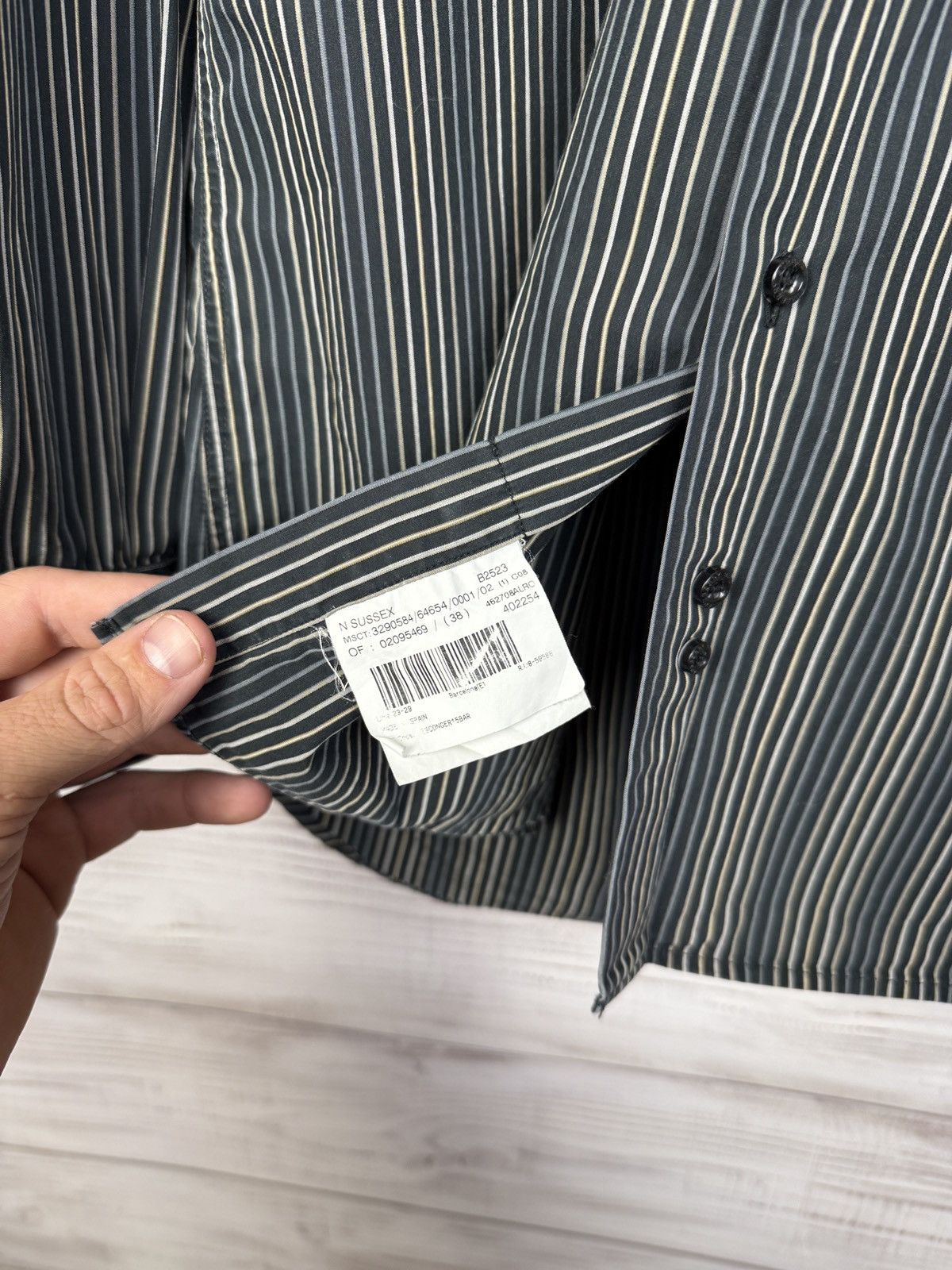 Burberry Vintage Burberry Striped Shirt Size US S / EU 44-46 / 1 - 11 Thumbnail
