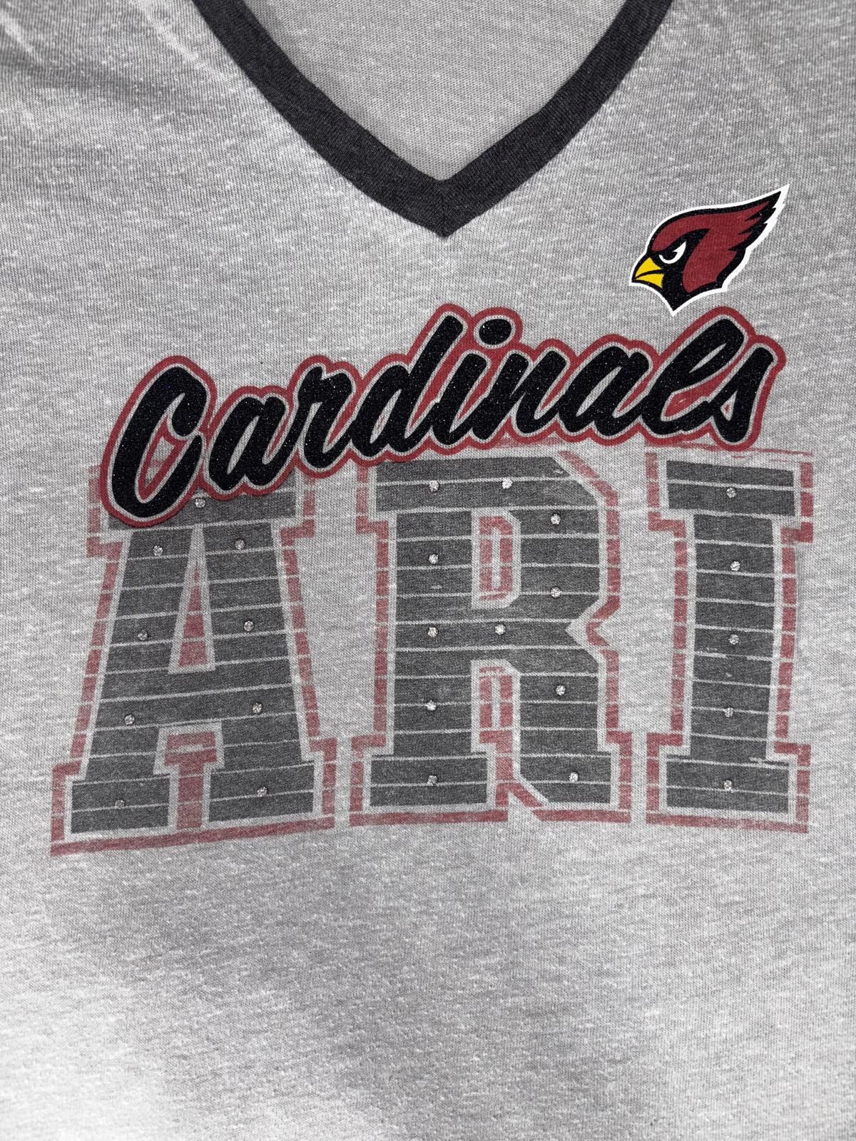 Designer Arizona Cardinals V-Neck Tee - Women's Small Size S / US 4 / IT 40 - 2 Thumbnail