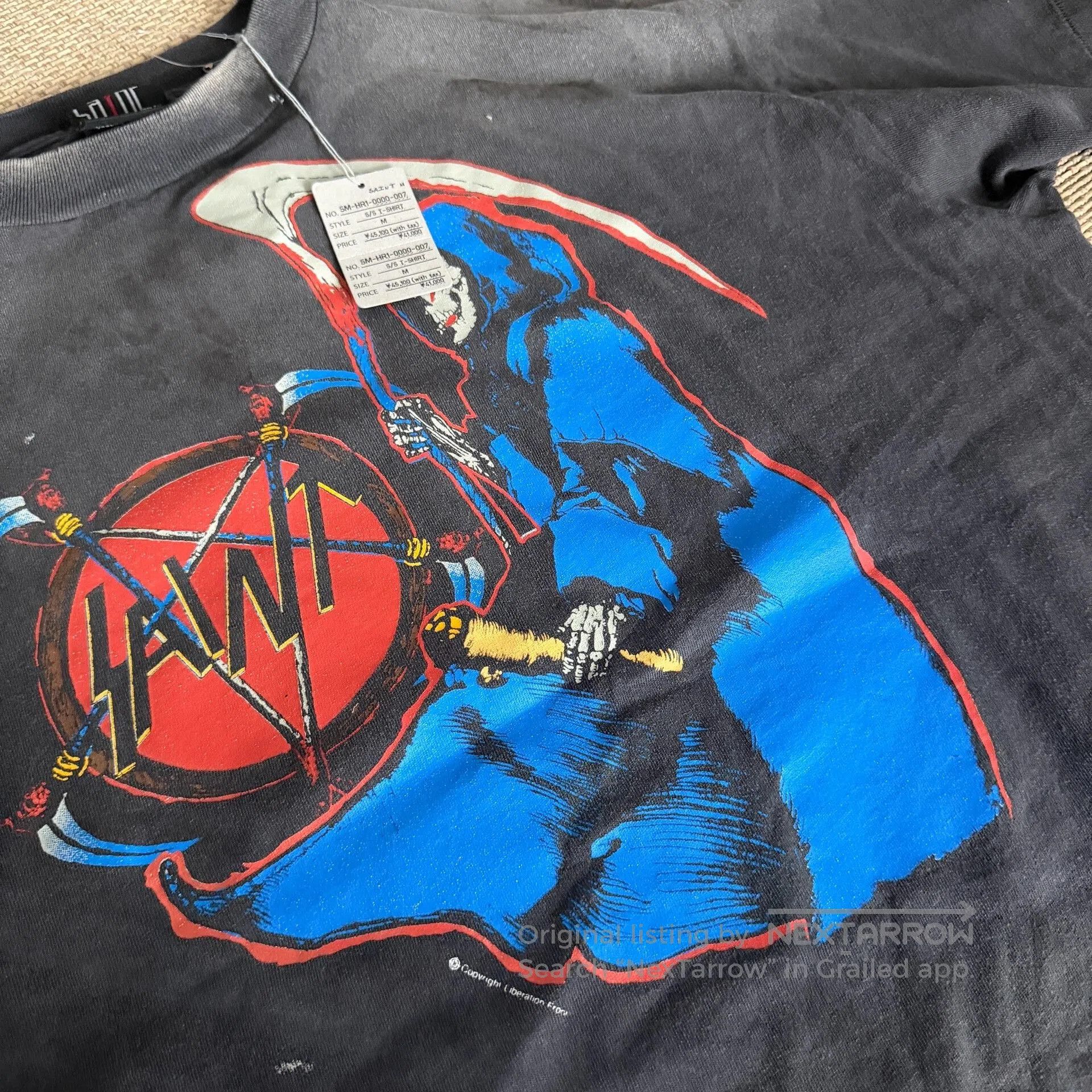 Saint Michael Saint Michael Grim Reaper Graphic Tee. Size US M / EU 48-50 / 2 - 3 Thumbnail
