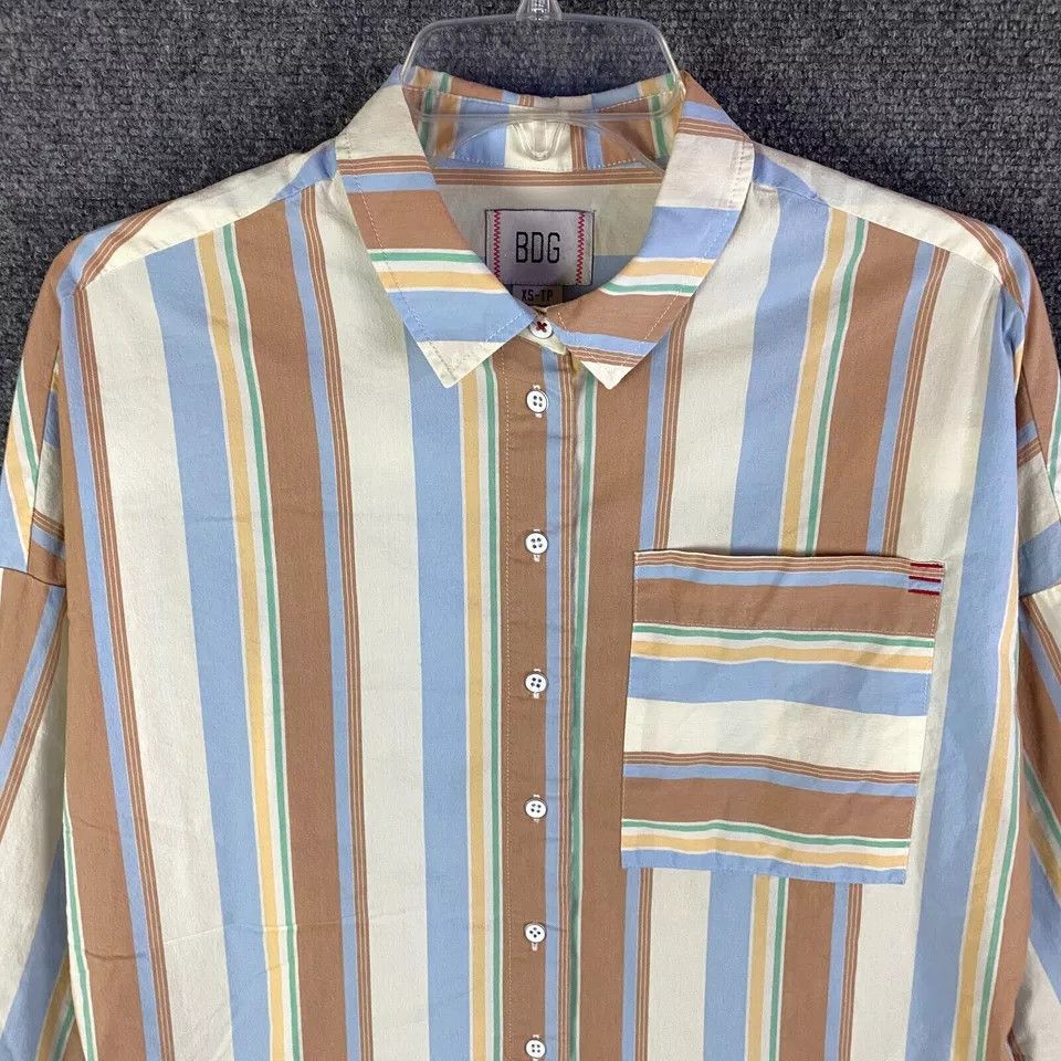 Bdg BDG Urban Outfitters Button Up Top Women's XS Long Sleeve Size XS / US 0-2 / IT 36-38 - 2 Thumbnail