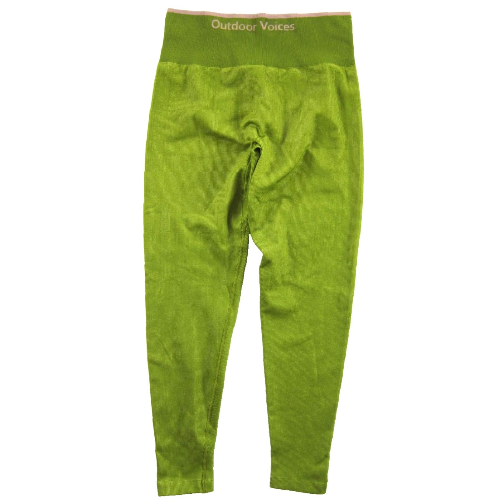 Outdoor Voices Outdoor Voices Pants L Womens Stretch Gym Run Yoga Workout Lime Green Pink Large Size 36" / US 14 / IT 50 - 2 Thumbnail