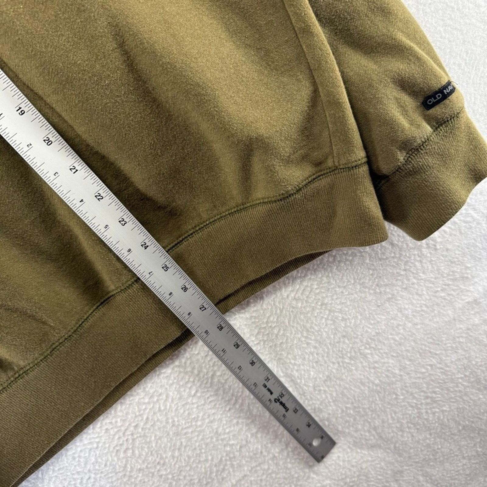 Old Navy × Vintage Vintage Old Navy Sweatshirt Men's 2XL Green Faded Crewnec Size US XXL / EU 58 / 5 - 4 Thumbnail
