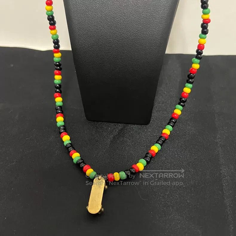 Saint Laurent Paris Saint Laurent Paris Colorful Bead Skateboard Pendant Neckl Size ONE SIZE - 2 Thumbnail