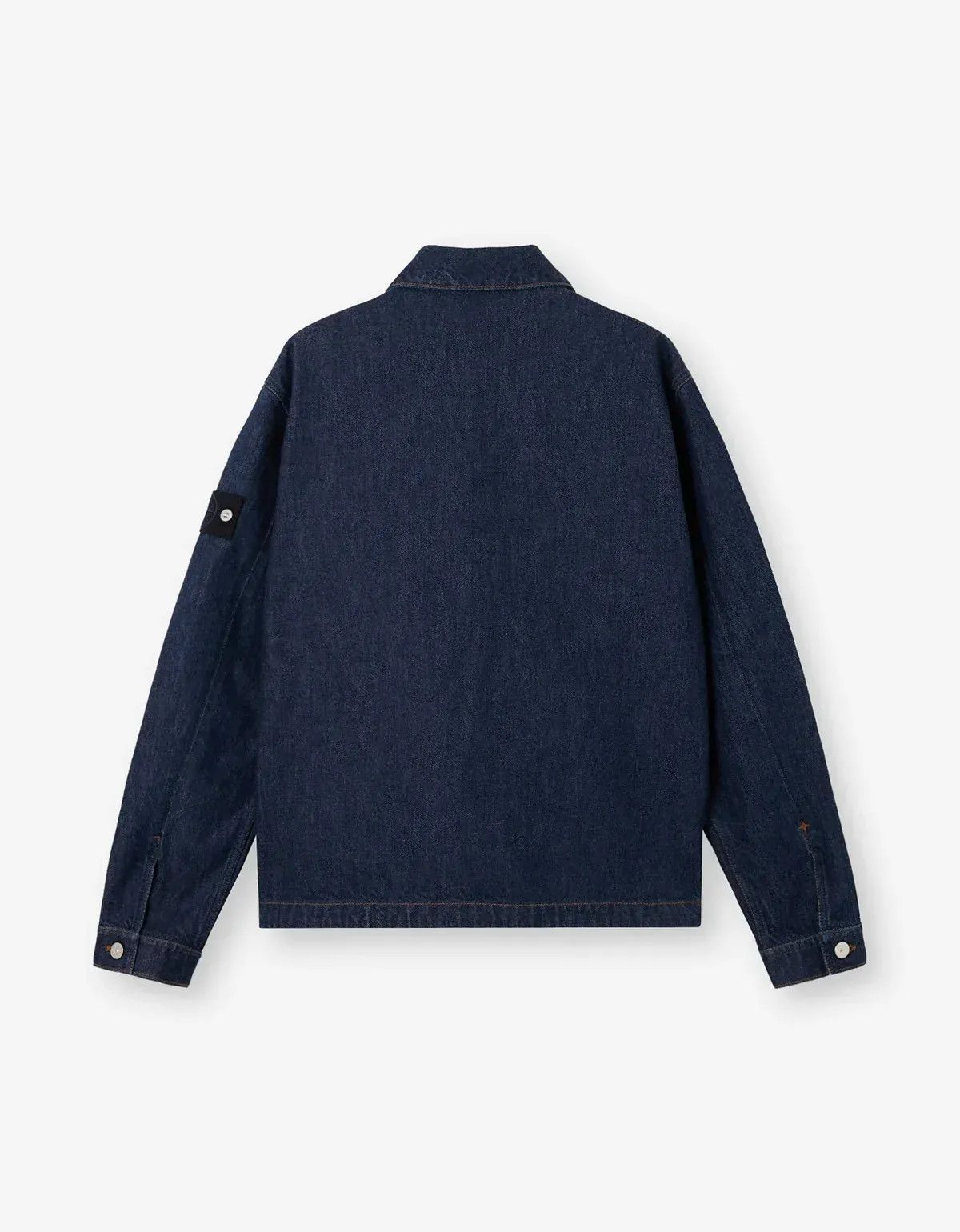 Stone Island Stone Island Denim Research Indigo Denim-Rinsed Coach Jacket Size US XL / EU 56 / 4 - 2 Thumbnail