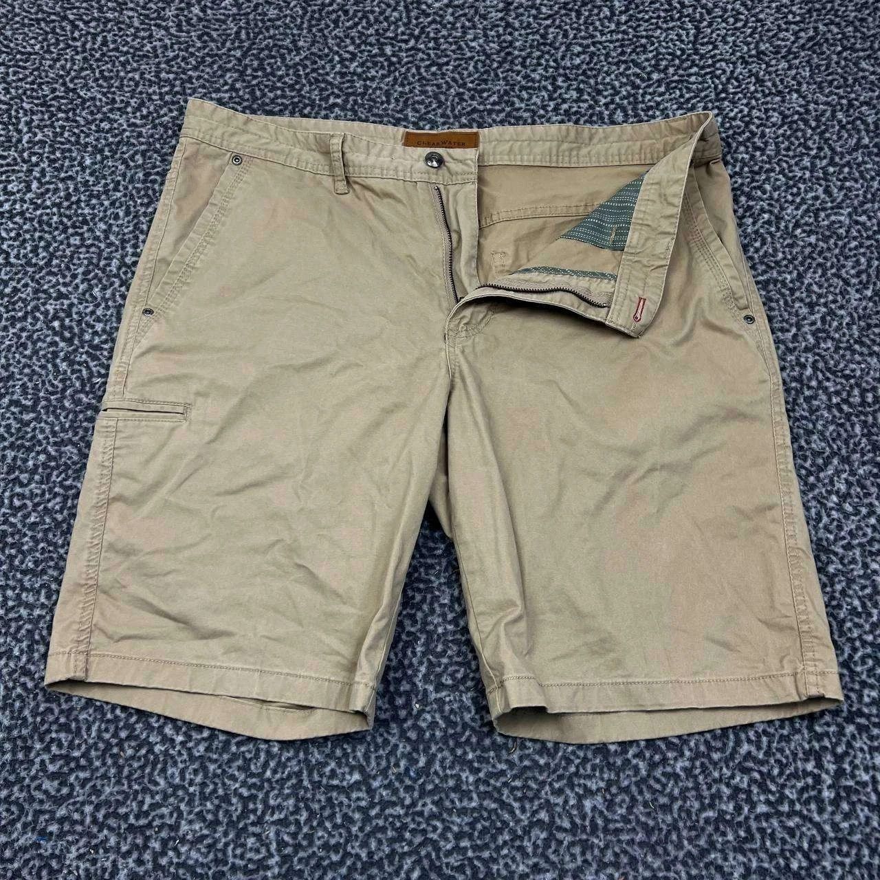 Clearwater Outfitters Clear Water Shorts Men 36 Chino Pockets Flat Front Outdoor Size US 36 / EU 52 - 1 Thumbnail