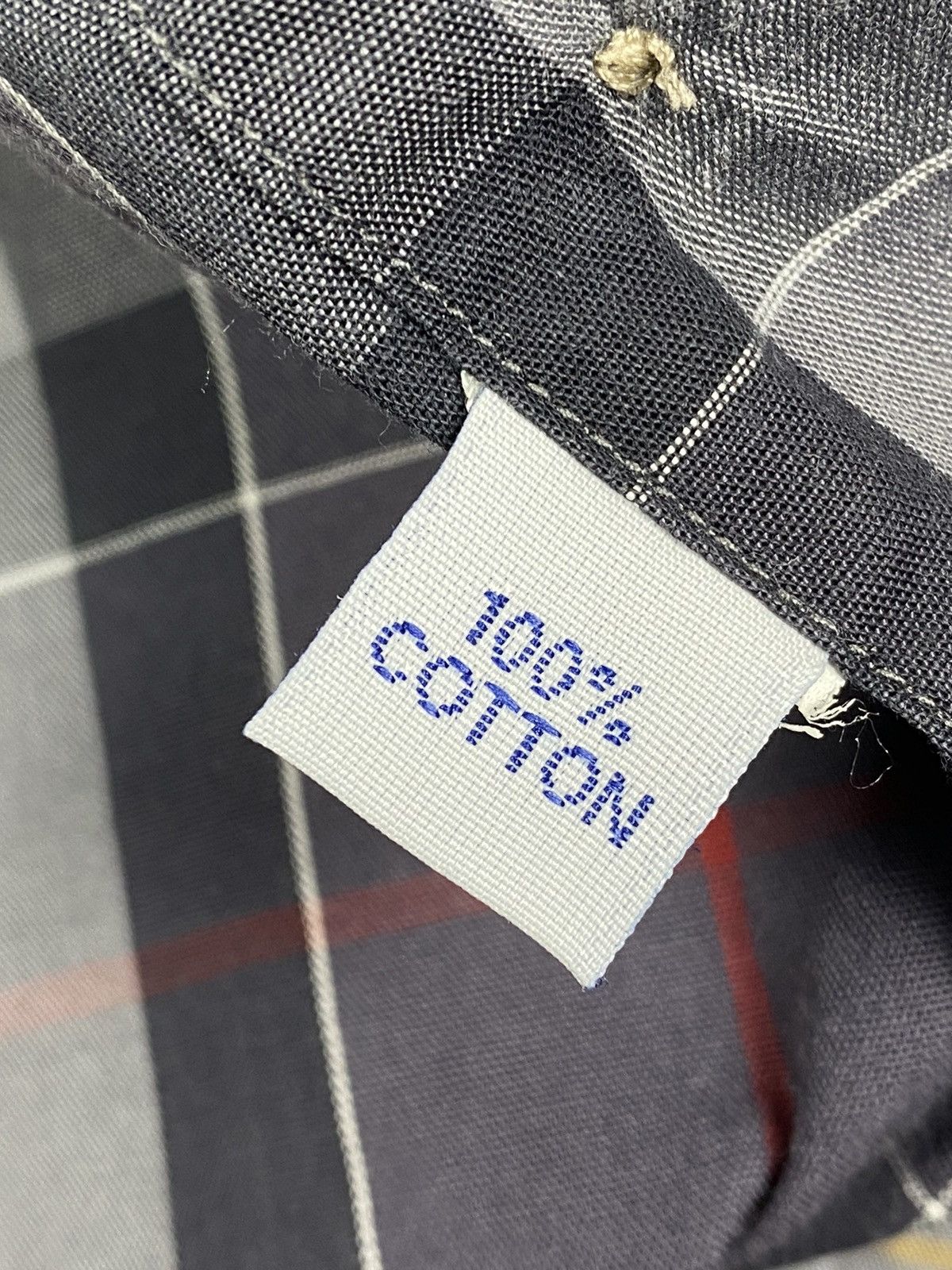 Barbour Barbour Designer Checkered Button Up Shirt Size US XL / EU 56 / 4 - 11 Thumbnail
