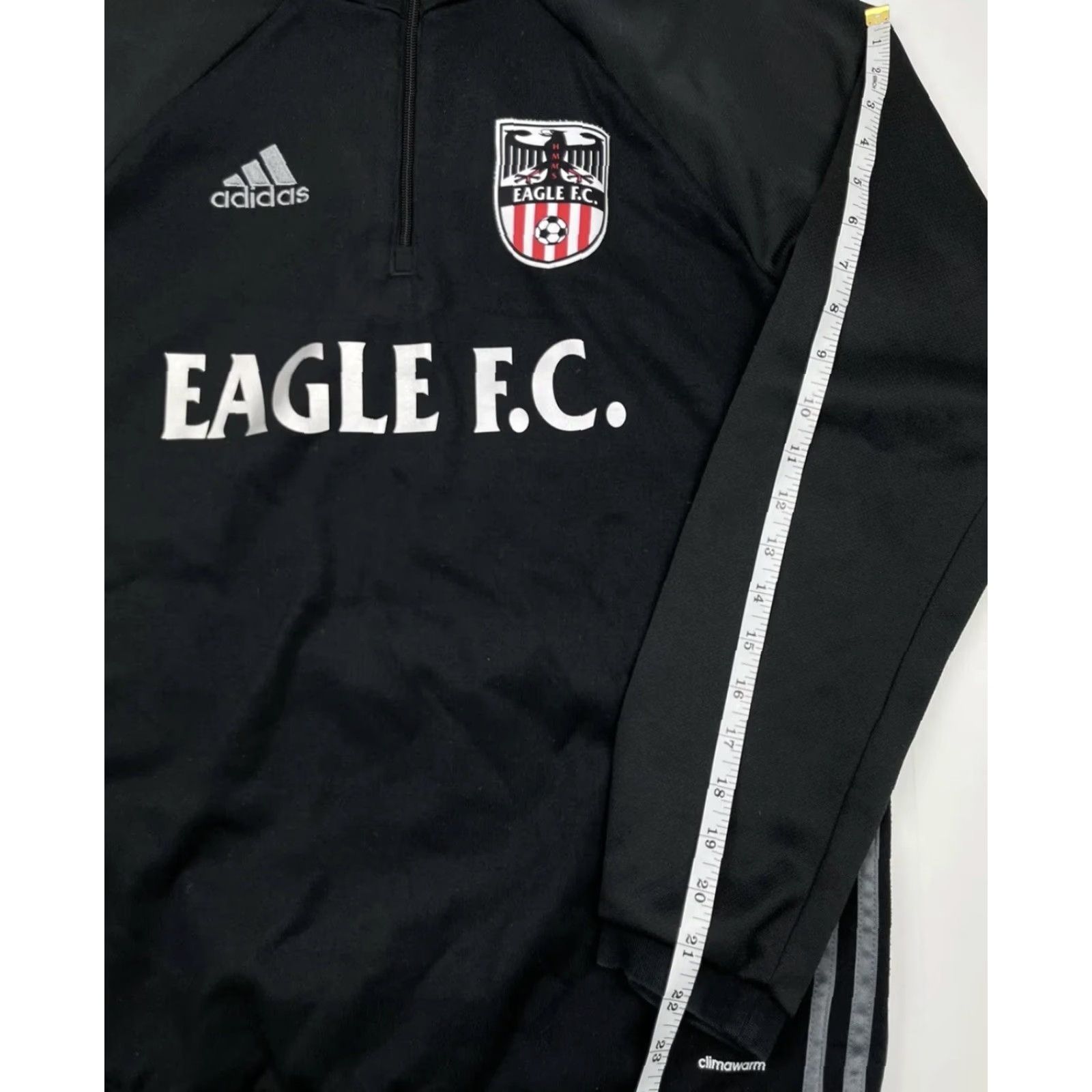 Adidas Adidas Mens Soccer 1/4 Zip Sweatshirt Jacket 기? Size US M / EU 48-50 / 2 - 5 Thumbnail