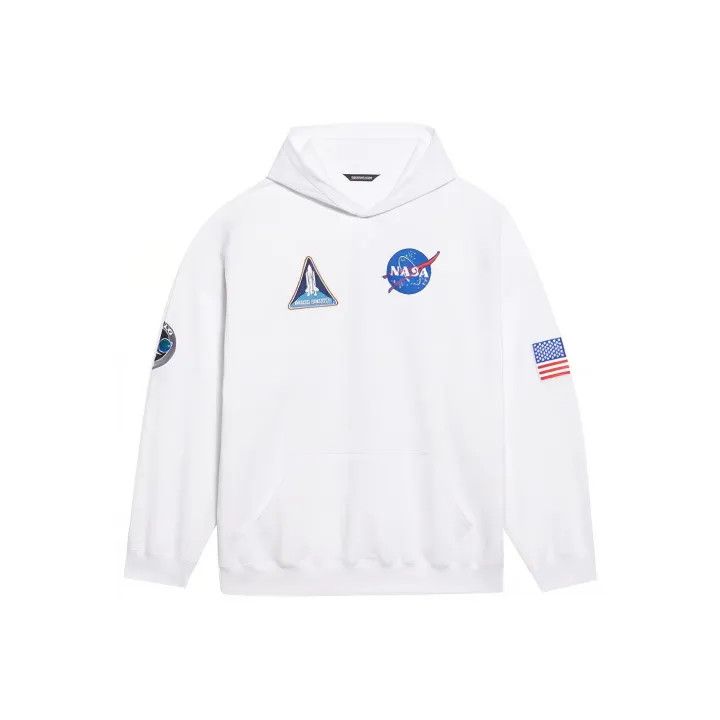 Balenciaga Balenciaga NASA Logo Hoodie for Men Size US XXS / EU 40 - 1 Thumbnail