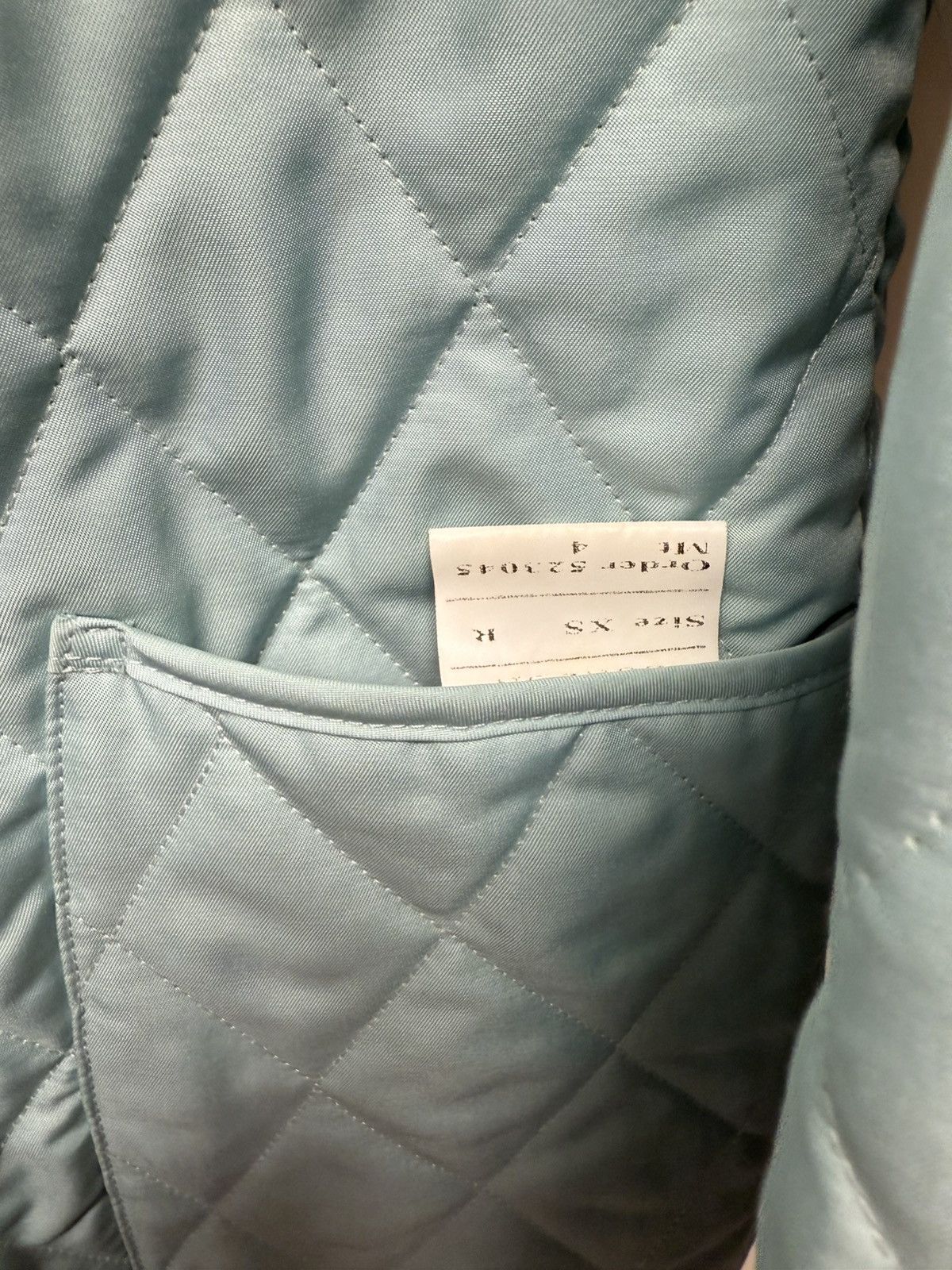 Burberry Classic Burberry Ladies Quilted Light Blue Jacket Size XS / US 0-2 / IT 36-38 - 6 Thumbnail