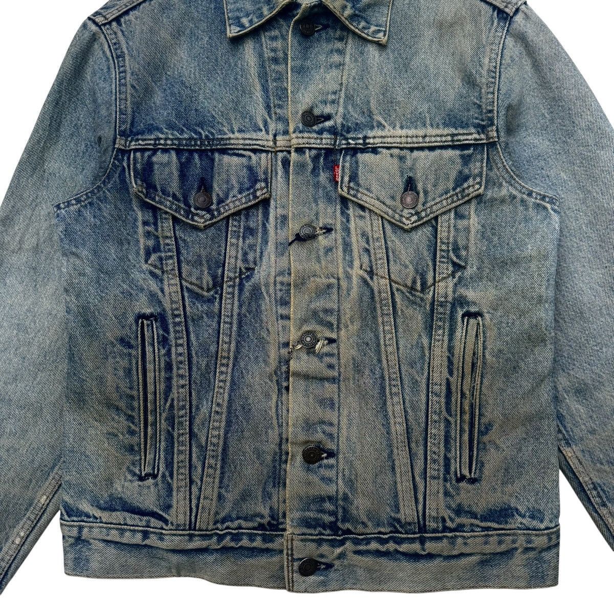 Levi's Vintage 70s Levis Denim Trucker Jacket Size US L / EU 52-54 / 3 - 4 Thumbnail