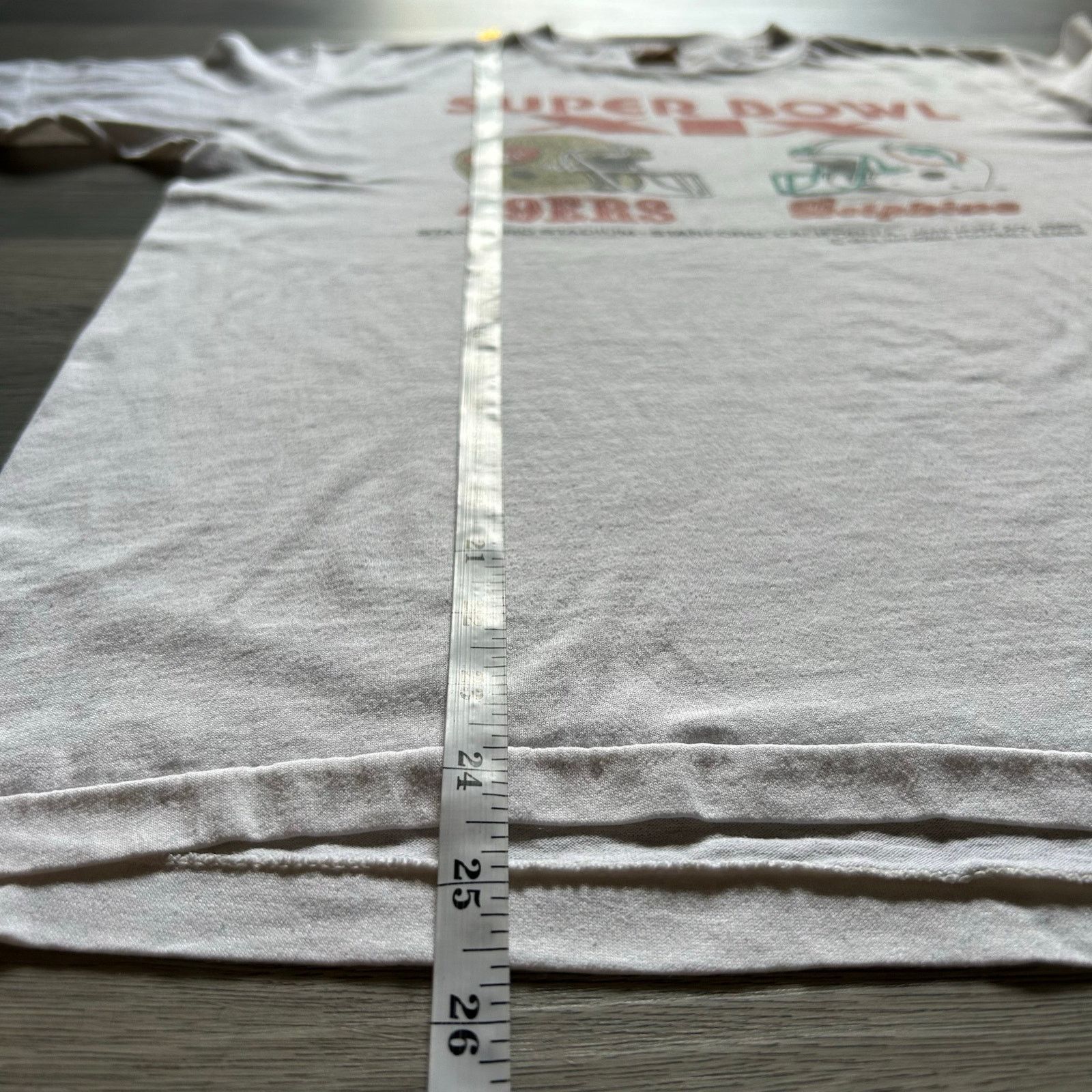 Other Vintage 1984 logo 7 Super Bowl XIX 49ers vs Dolphins T-Shirt Size US L / EU 52-54 / 3 - 8 Thumbnail