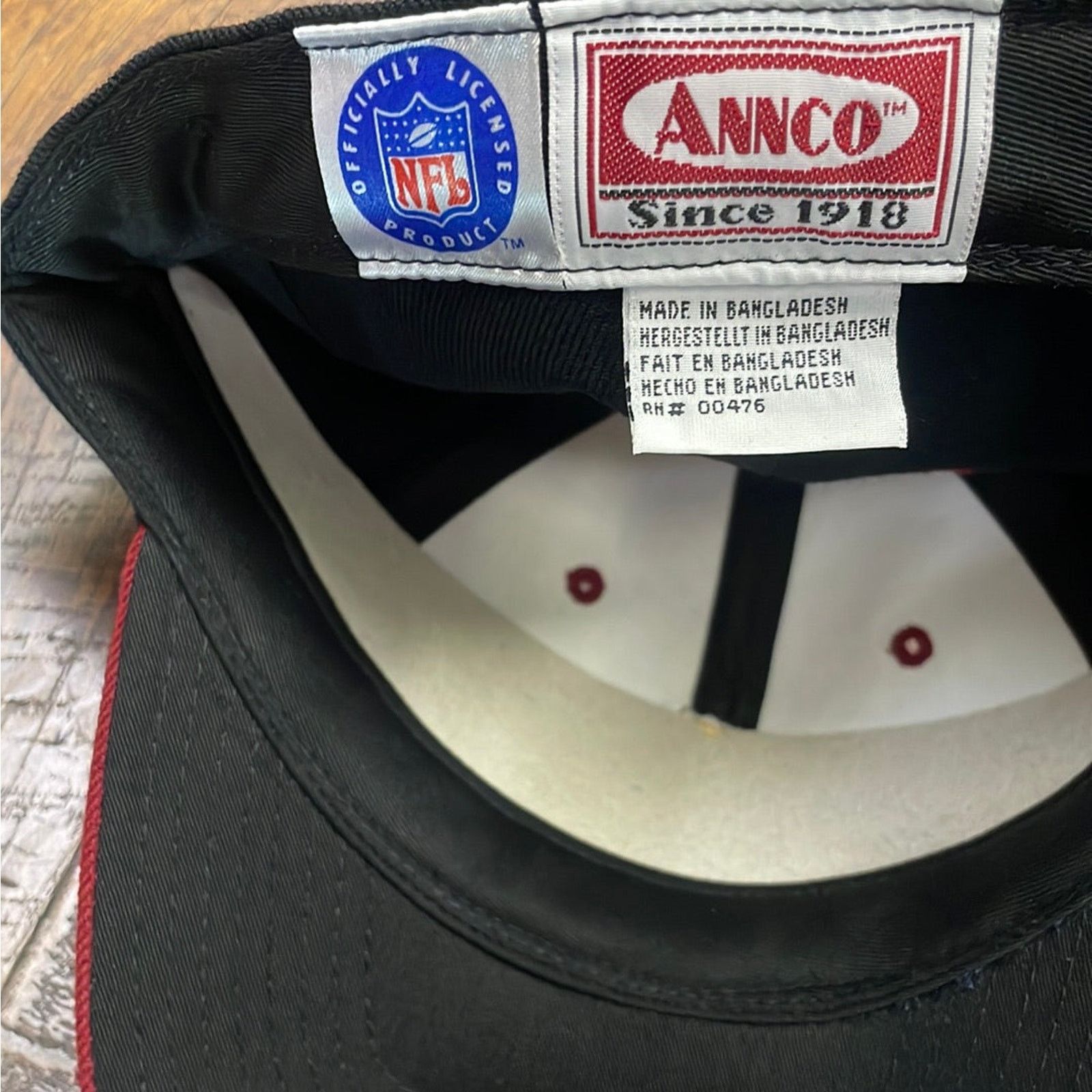 NFL Vintage 90s Washington Redskins Fitted Game Day Hat 7 3/8 Size ONE SIZE - 6 Thumbnail