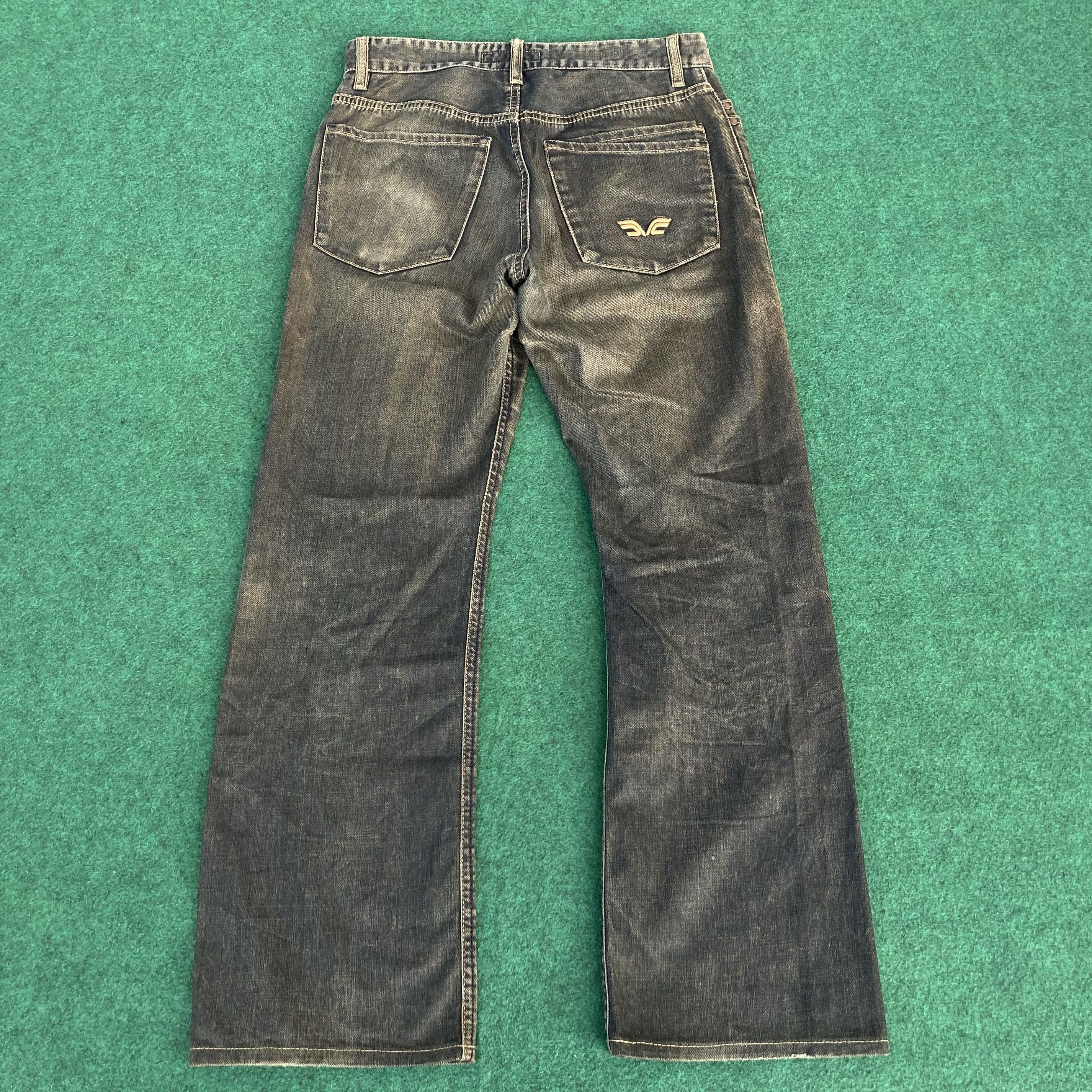 FCUK × French Connection Vtg Fcuk Jeans Flared Denim Ripped Flare Bootcut Jeans Size US 31 - 10 Thumbnail