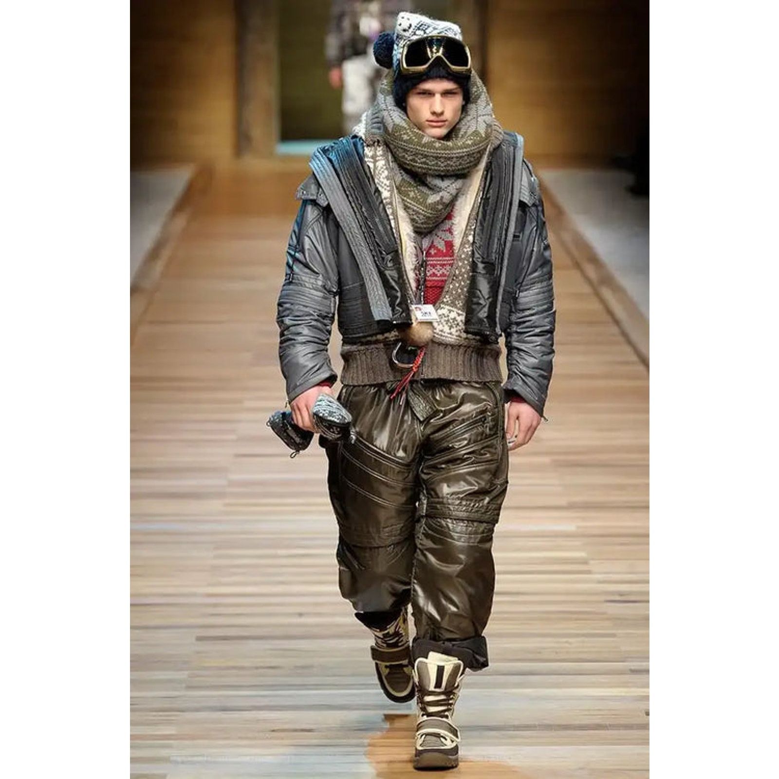 Dolce & Gabbana A/W2012 Dolce & Gabbana runway astro ski cargo pants Size 30" / US 8 / IT 44 - 2 Thumbnail