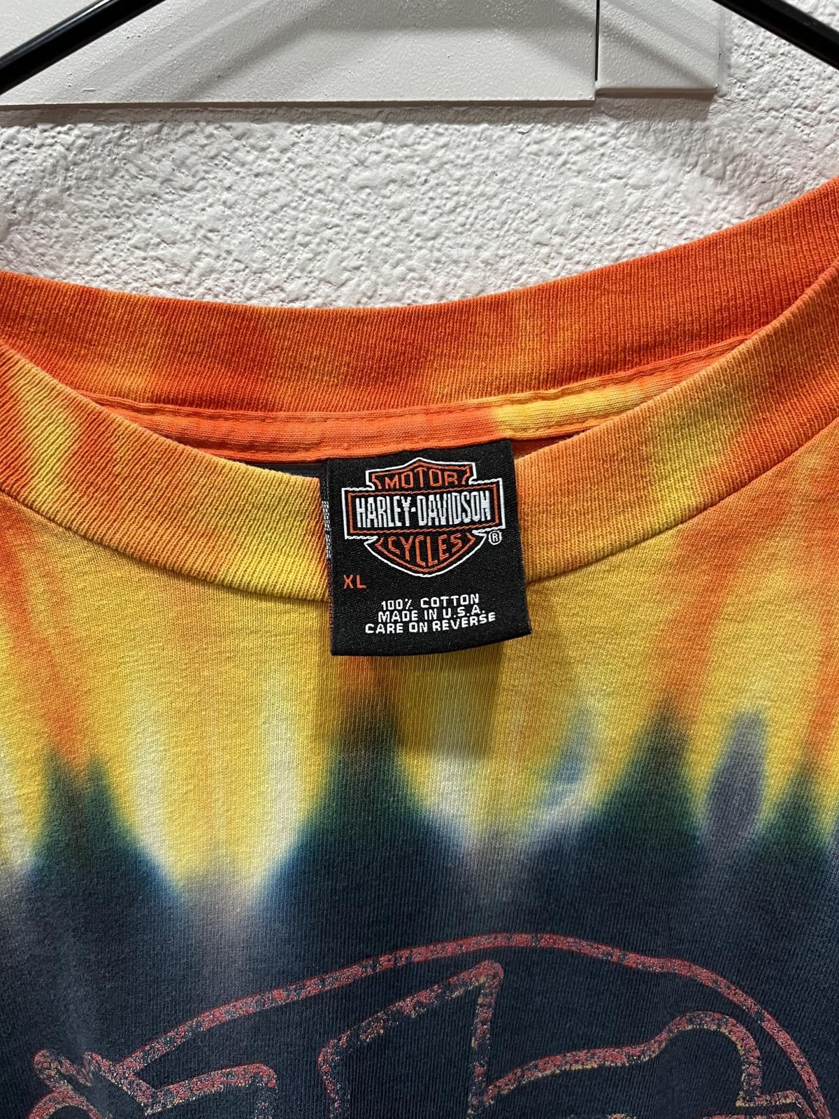 Harley Davidson 90s Harley Davidson Tie-Dye Longsleeve Size US XL / EU 56 / 4 - 2 Thumbnail