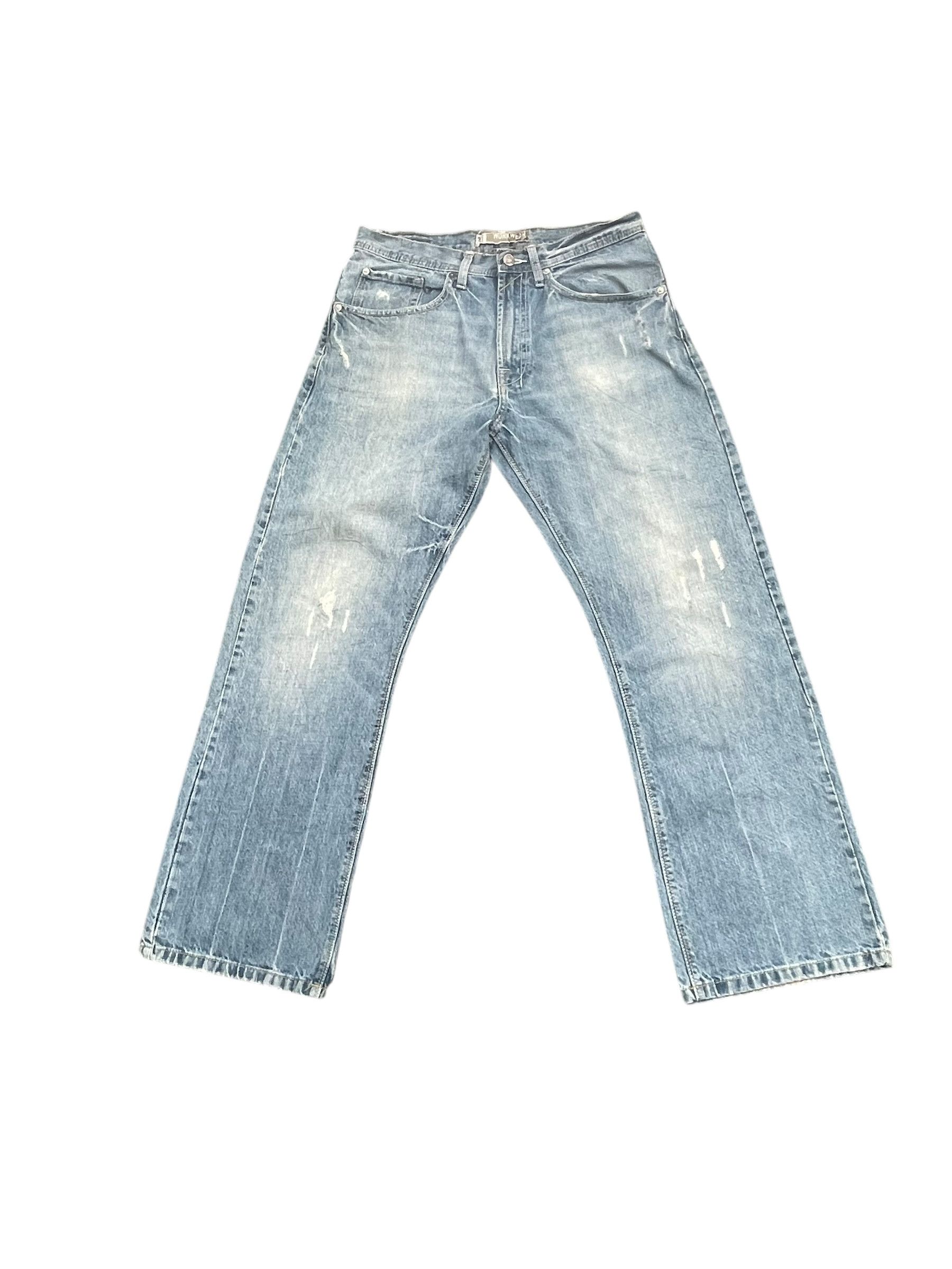 Vintage Lee Dungarees Distresed Denim