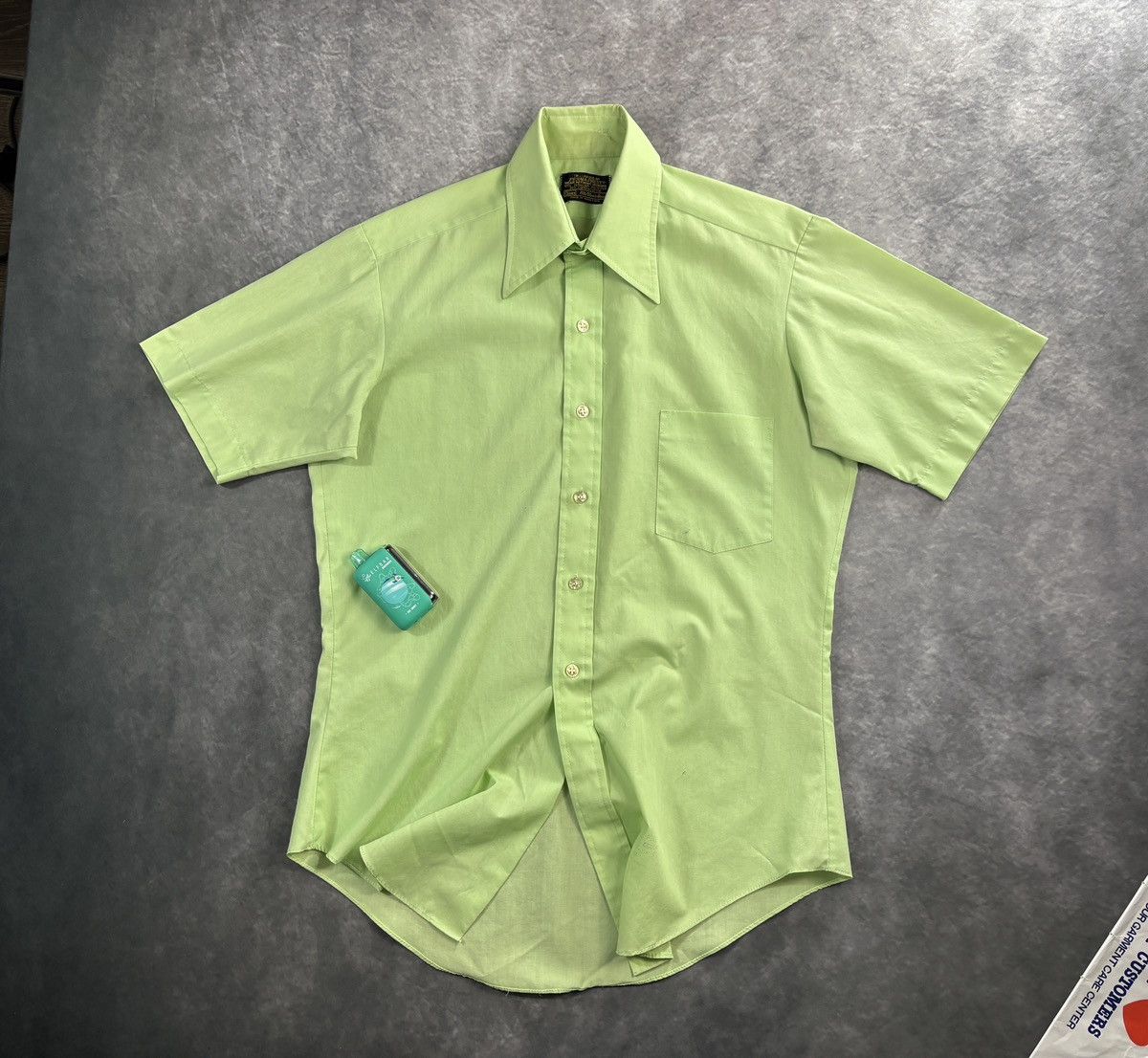 Sears 1970s Vintage Sears Shortsleeve Bowling Work Shirt 60s Size US S / EU 44-46 / 1 - 13 Thumbnail