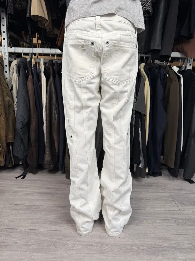 Dolce & Gabbana AW2003 Dolce & Gabbana White Distressed Pants Size US 32 / EU 48 - 3 Thumbnail