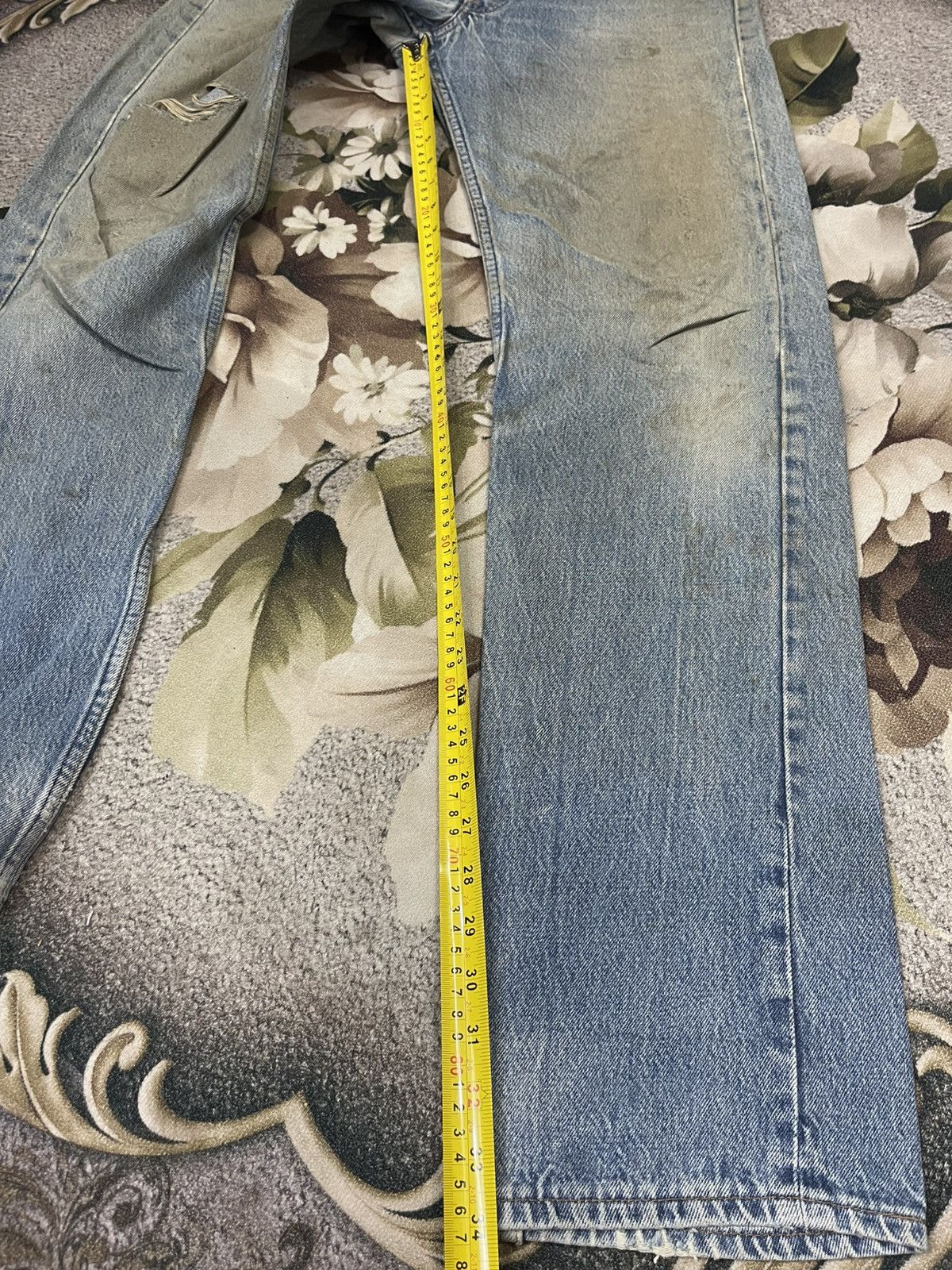 Levi's Vintage Levis Distressed Streetwear Size US 33 - 18 Thumbnail