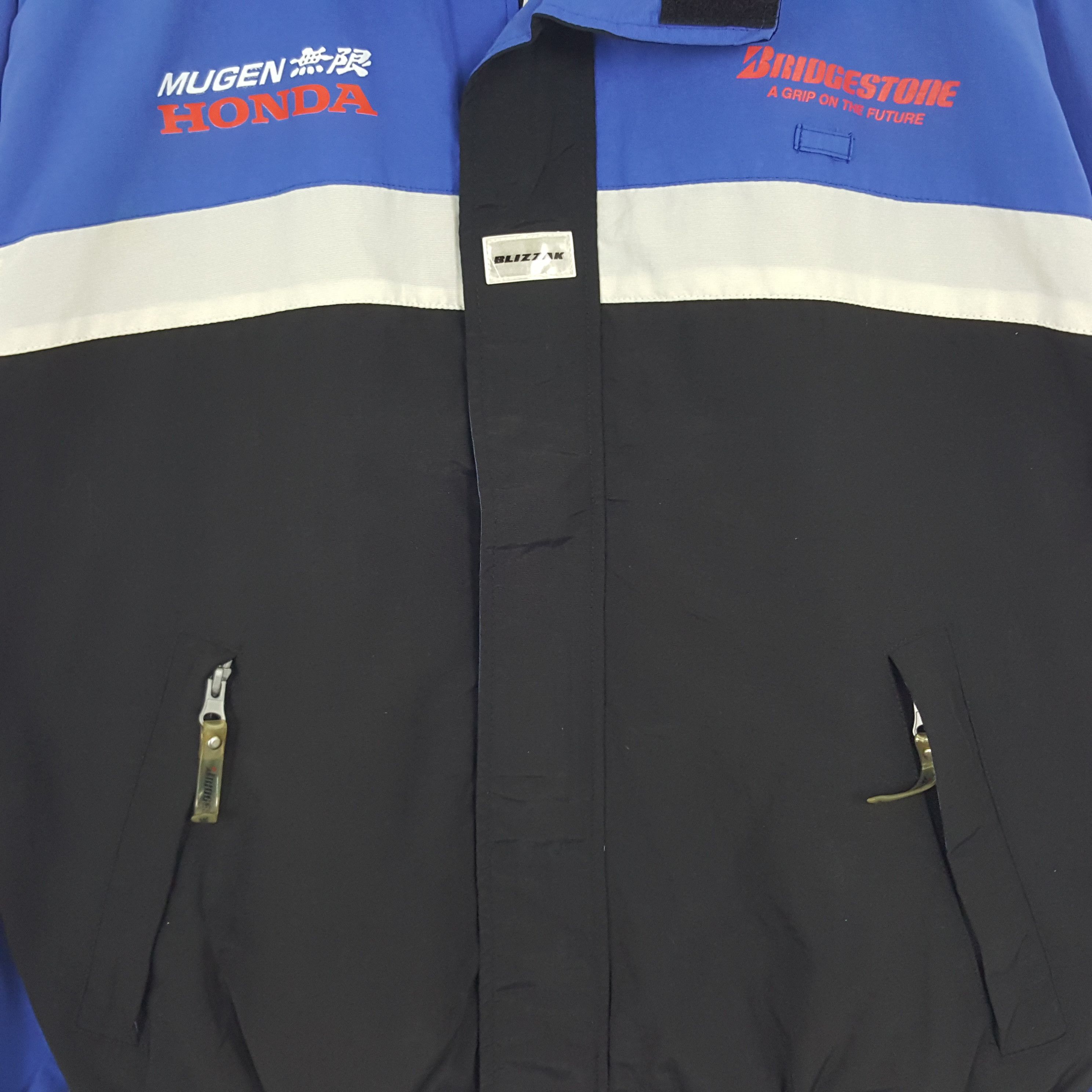 Honda × Vintage Vintage Blizzak Bridgestone Mugen Honda Japan Racing Jacket Size US L / EU 52-54 / 3 - 4 Thumbnail