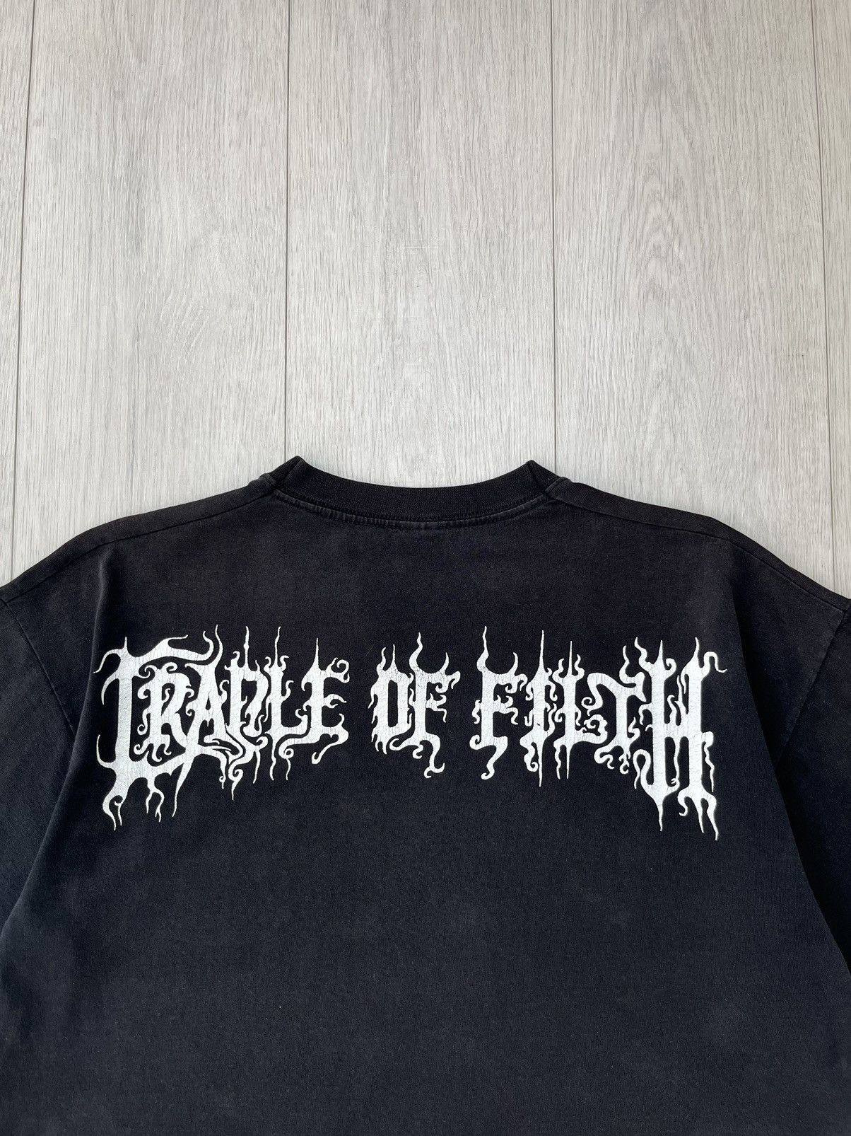 Band Tees × Vintage Vintage Cradle of Filth T-Shirt 90s Rare Big Logo Death Y2K Size US L / EU 52-54 / 3 - 10 Thumbnail