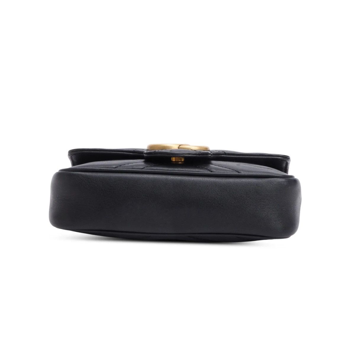 Gucci GUCCI Black GG Marmont Leather Bag Size ONE SIZE - 7 Thumbnail