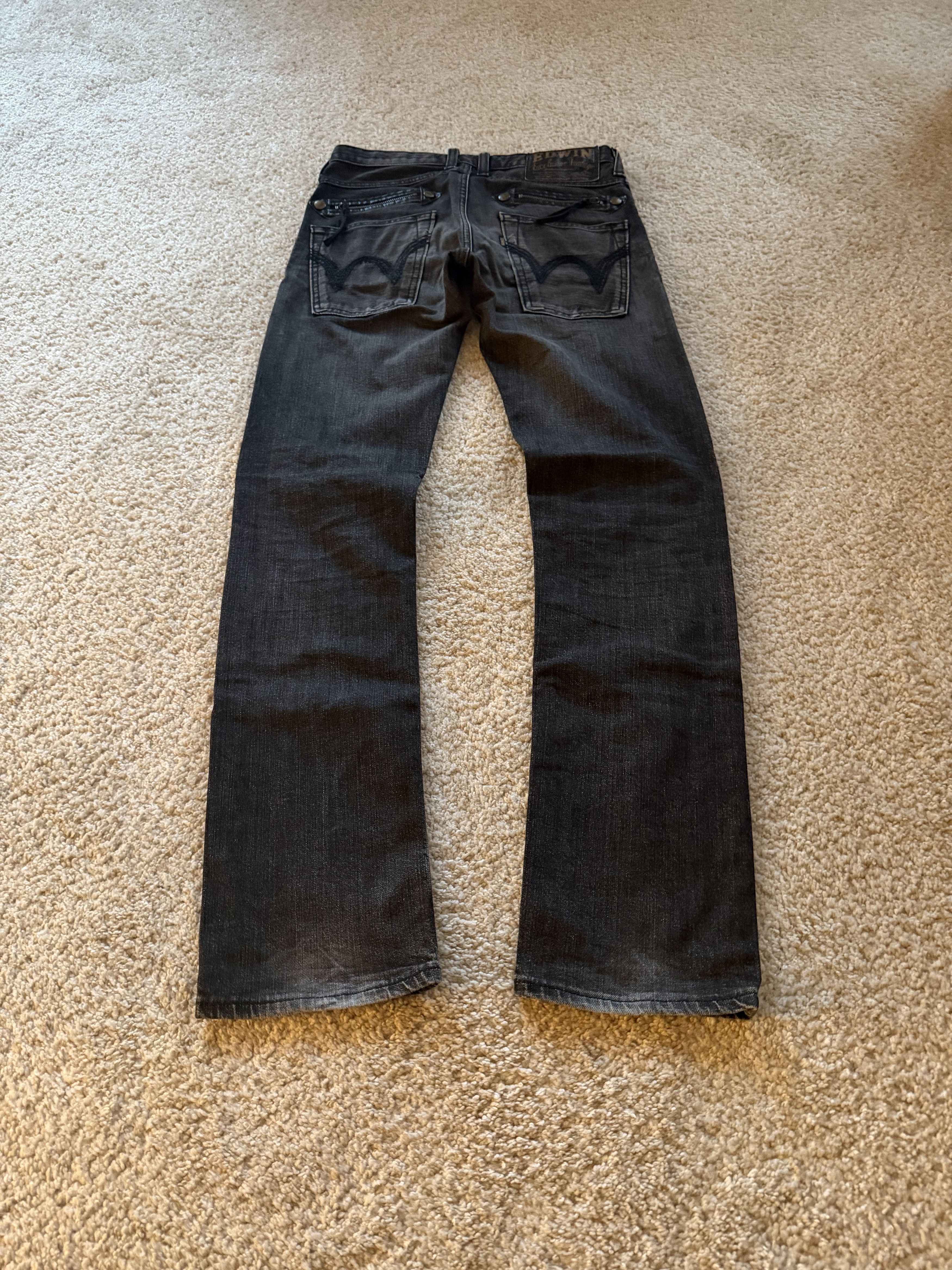 Edwin Rare Black Edwin Skinny Jeans, Zippers Size US 28 / EU 44 - 2 Thumbnail