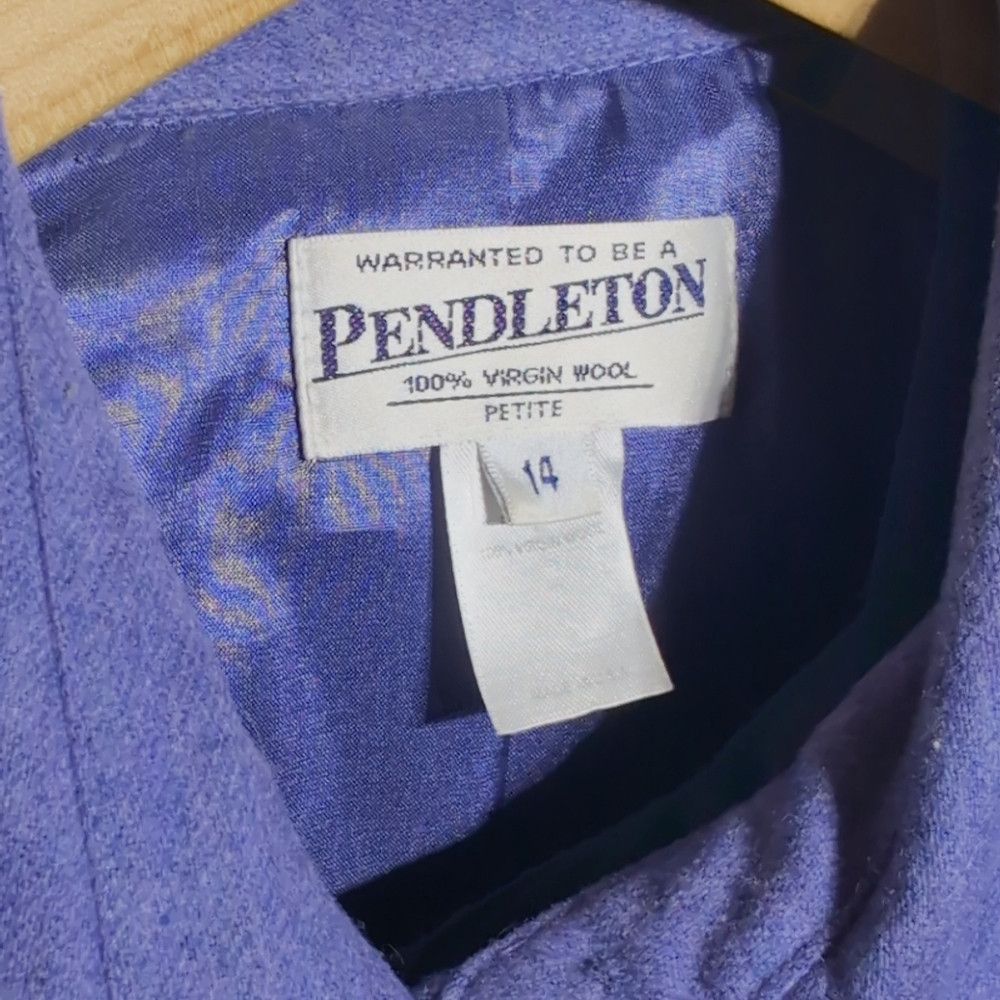 Pendleton Pendleton Suit Skirt Set sz 14/12P Minor Flaw, Virgin Wool Size L / US 10 / IT 46 - 5 Thumbnail