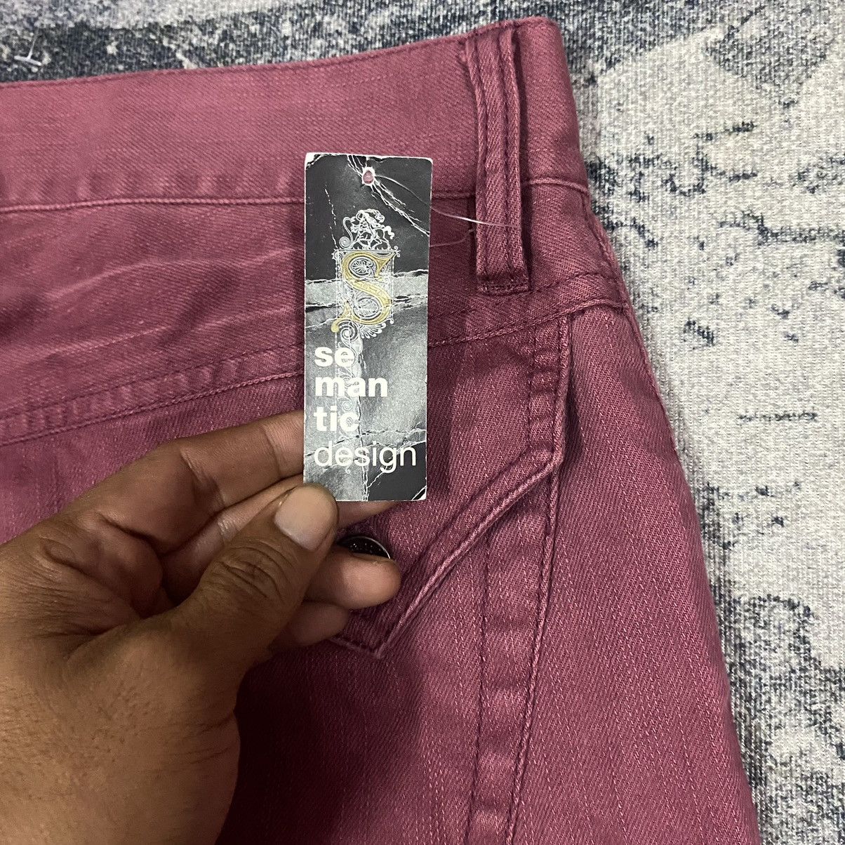 Japanese Brand × KMRii × semanticdesign NOS🔥Sematic Design Punk Style Bootcut Flare Pants Size US 32 / EU 48 - 10 Thumbnail
