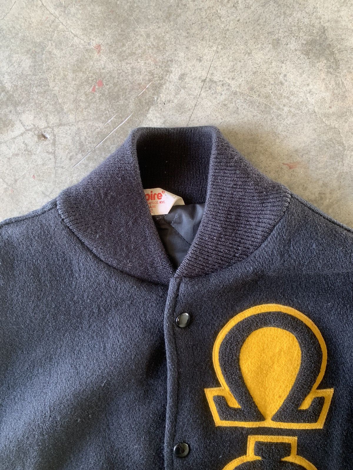 Vintage Vintage 1970’s Omega Phi Beta Sorority inc Varsity Jacket Size US L / EU 52-54 / 3 - 5 Thumbnail