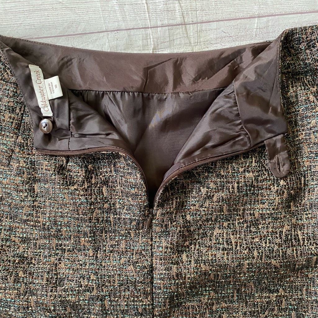 Coldwater Creek Coldwater creek women 10 fully lined pencil skirt multicolor Size 32" / US 10 / IT 46 - 5 Thumbnail